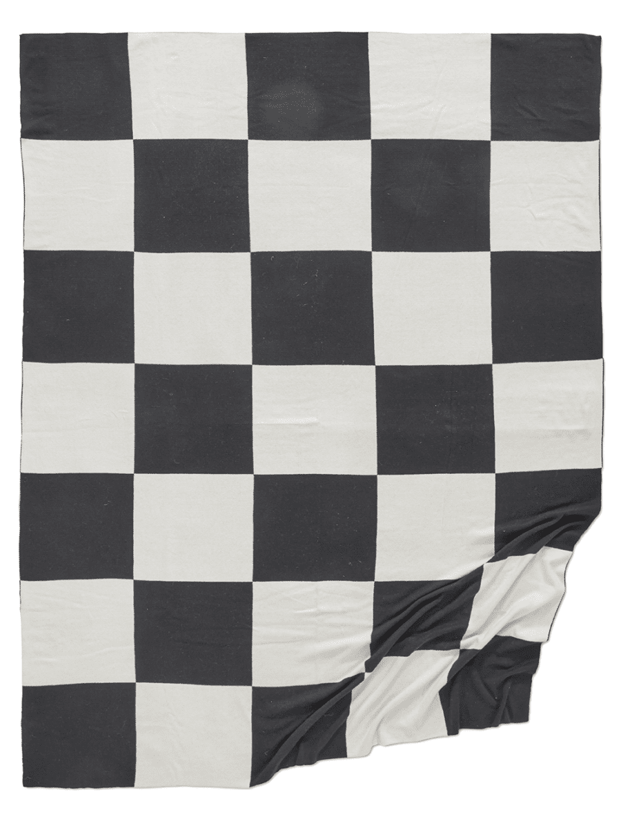 Kast Firkantet Tæppe 170x130cm - Marineblå