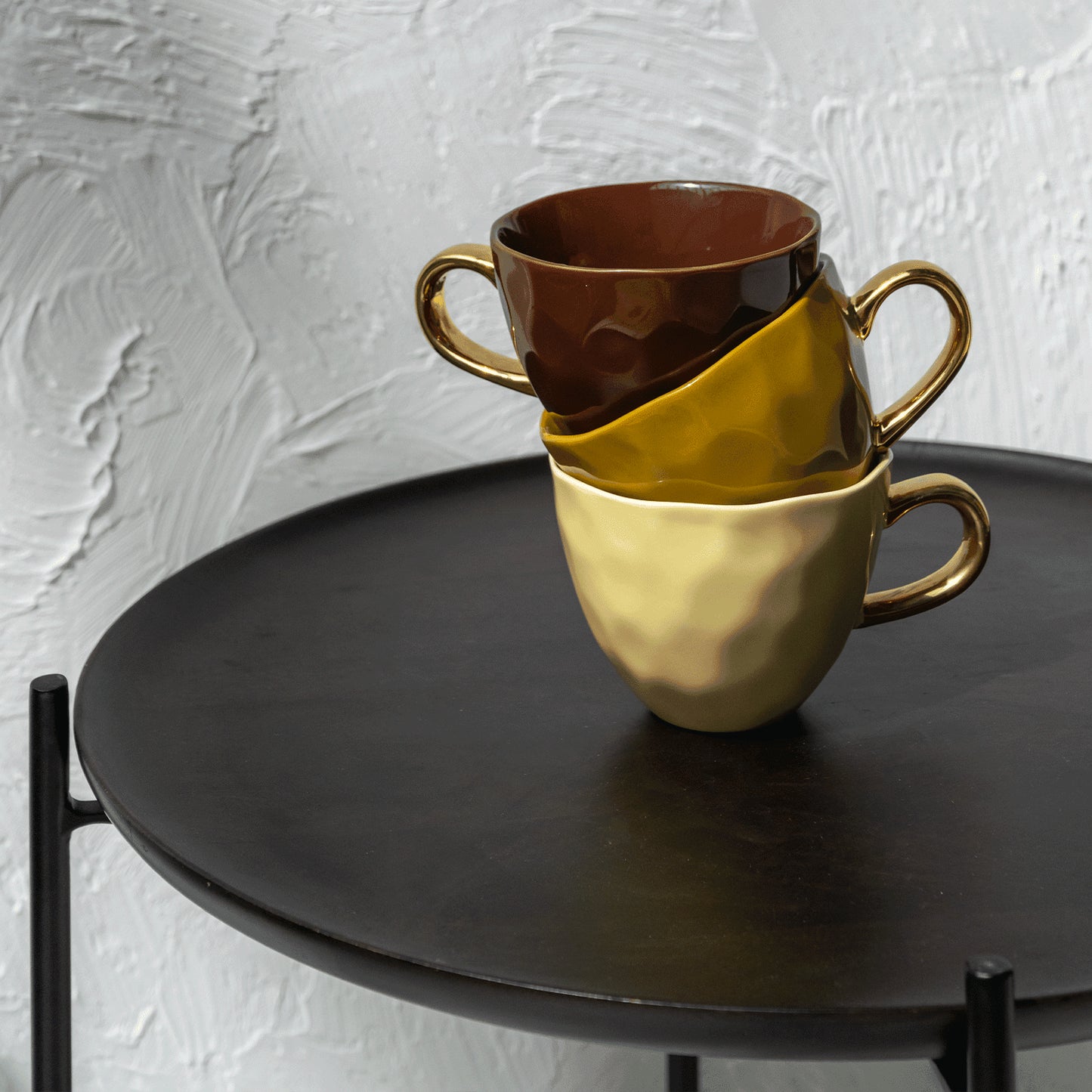 Sofabord med Serveringsbakke Shizu Sort - S