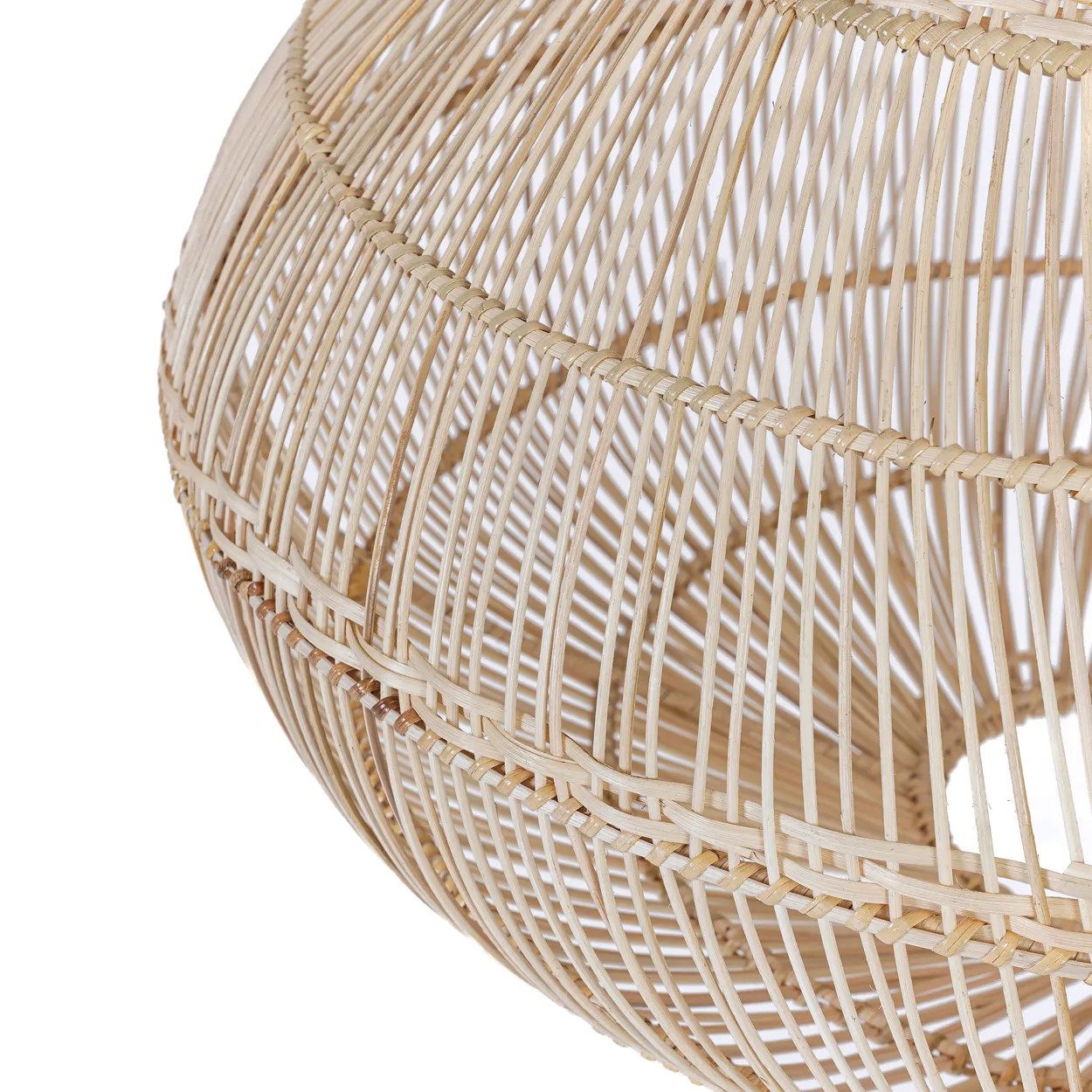 Dråbe Lampe Vedhæng - Naturlig - M