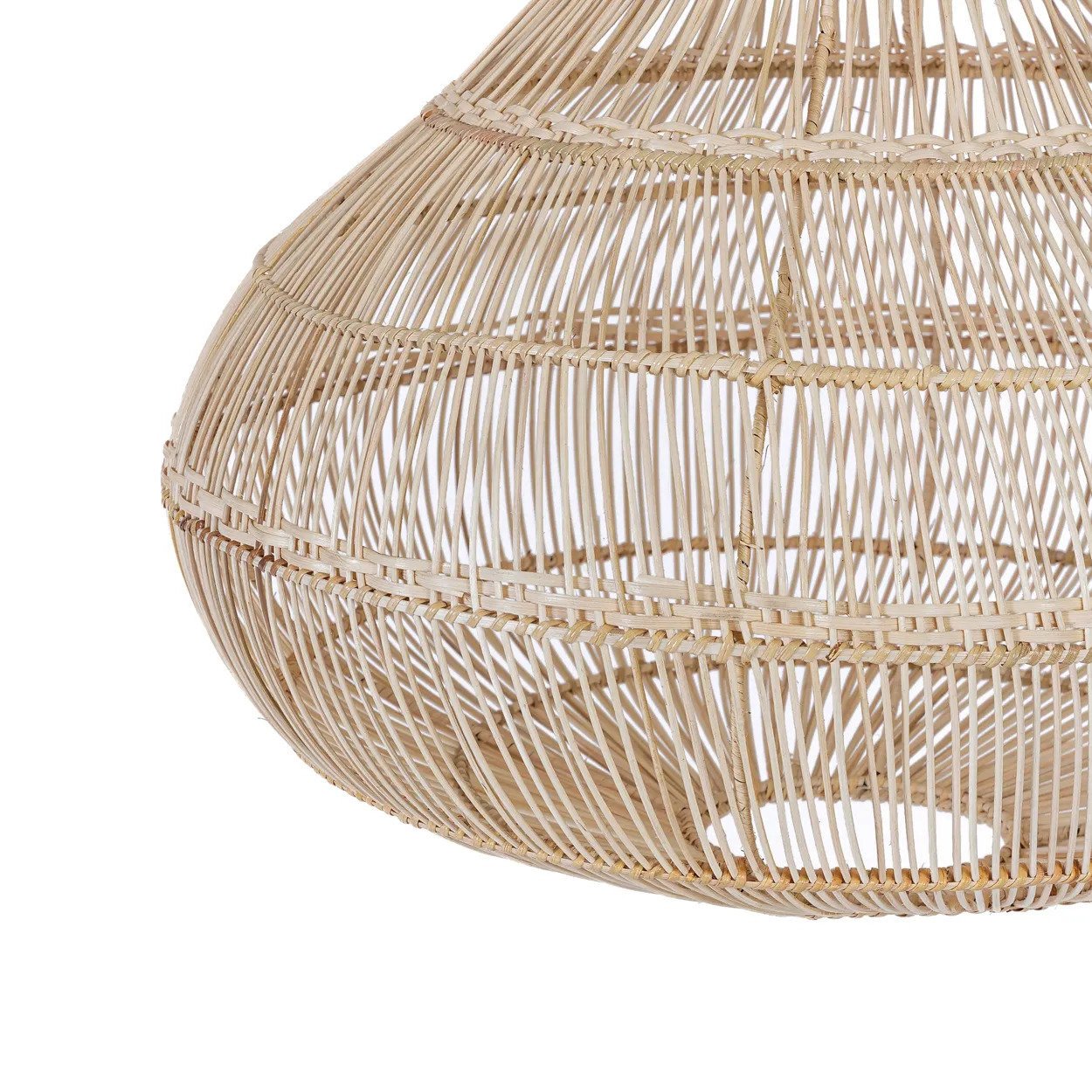 Dråbe Lampe Vedhæng - Naturlig - M