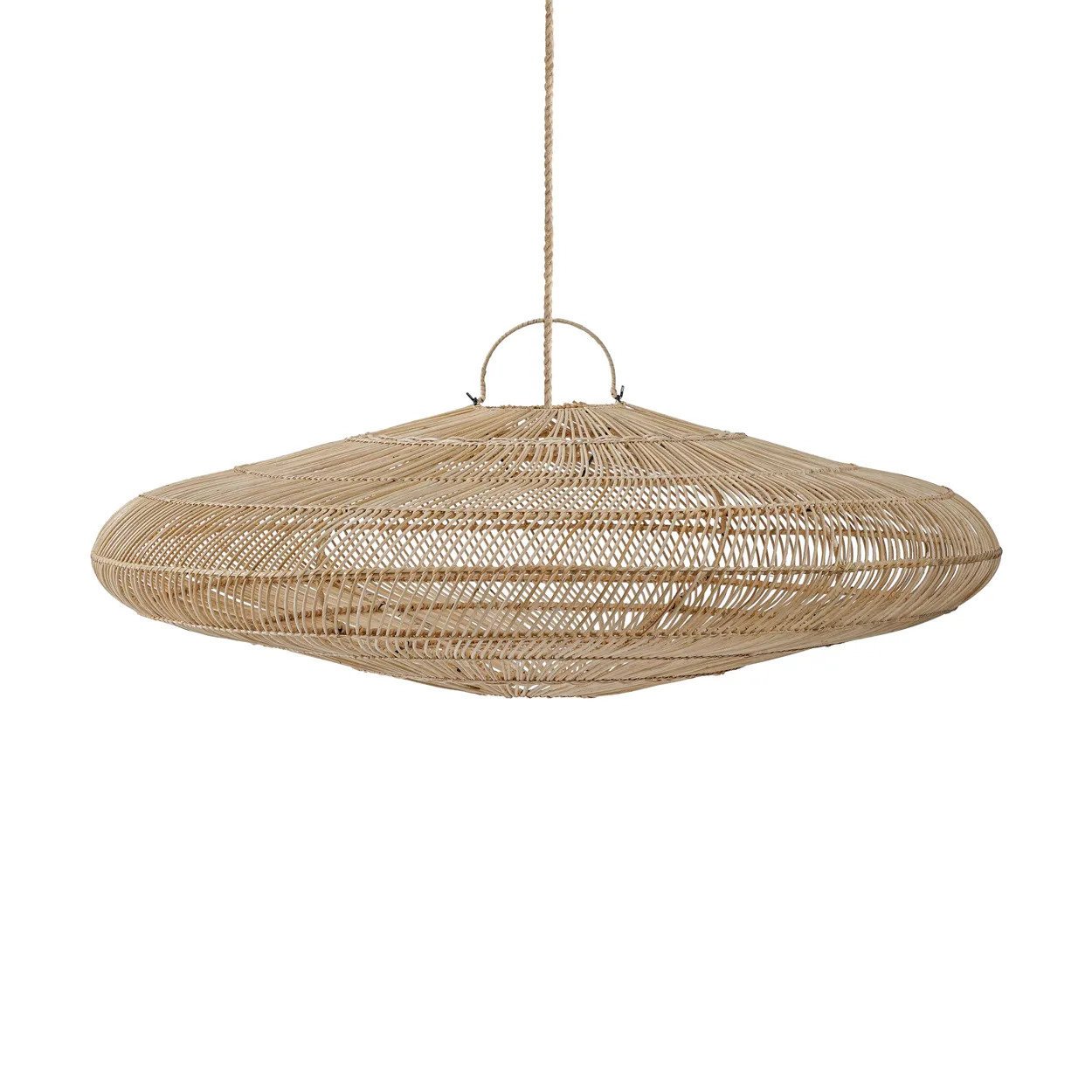 Macaron Lampe Vedhæng - Naturlig - XL