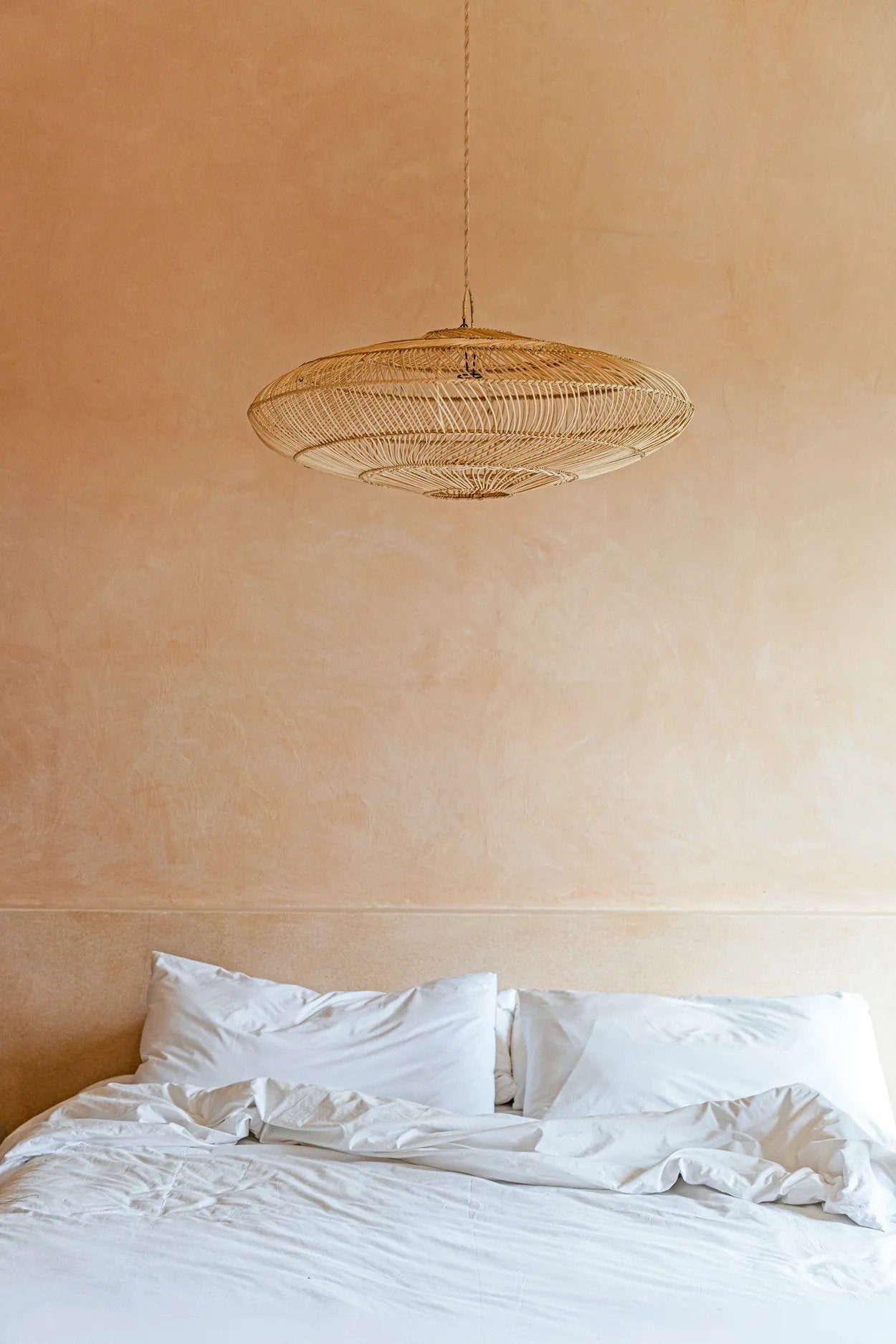 Macaron Lampe Vedhæng - Naturlig - M
