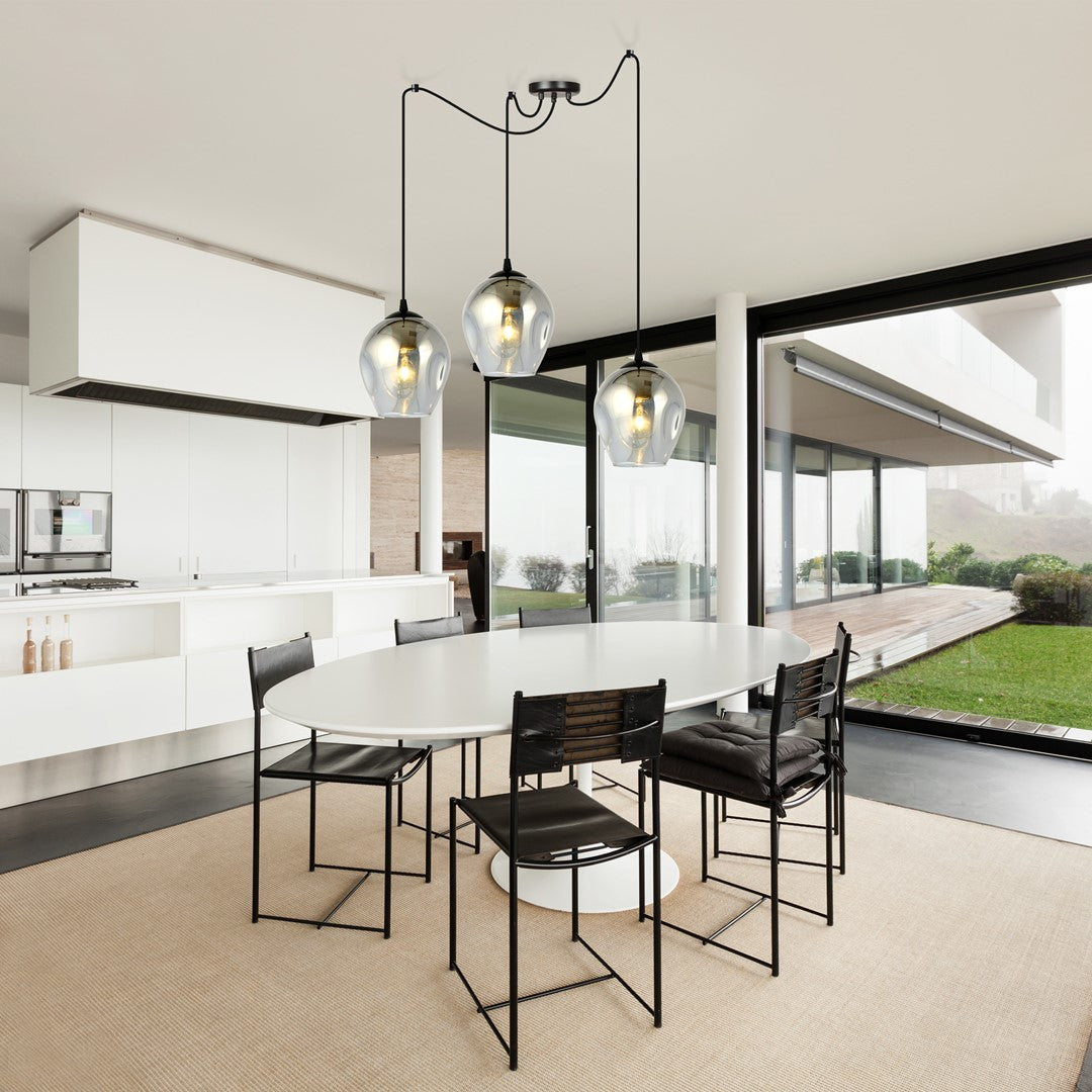 Loftlampe NIVEAU 3 - Sort / Grafit - Nordic Unique