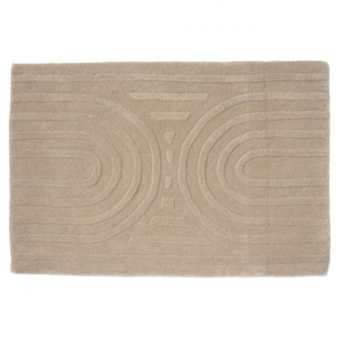 Dørmåtte Kurve - Beige