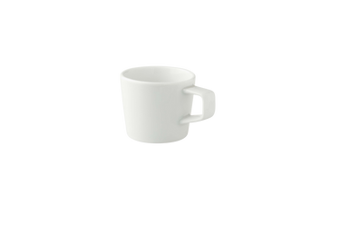 Kop og Tallerken White Delight 18 cl - 16 cm Hvid 6 stk.
