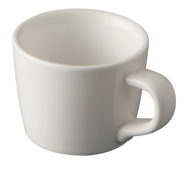 Espressokop og underkop Da Vinci 9 cl - 11 cm Offwhite Porcelæn 6 stk.