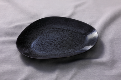 Porcelæn Tallerken Tahiti 30 cm Sort Porcelæn 2 stykker