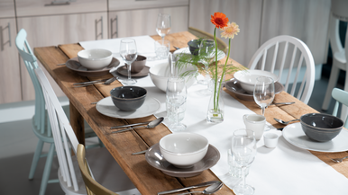 Bordsæt Cambria Stoneware 6-personers 12-delt