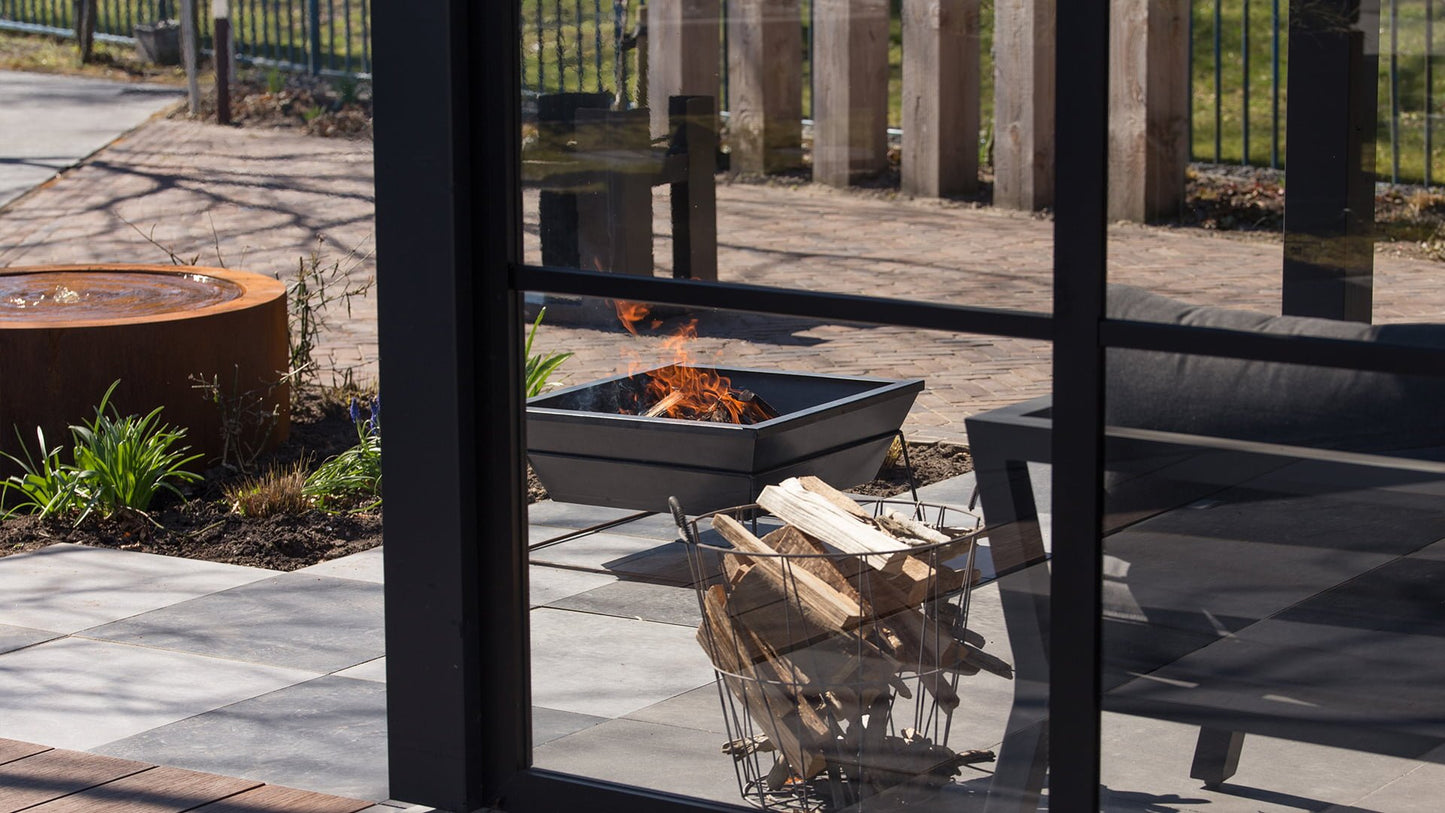 Reso Bålfad – Sort / Industrielt Look - Nordic Unique