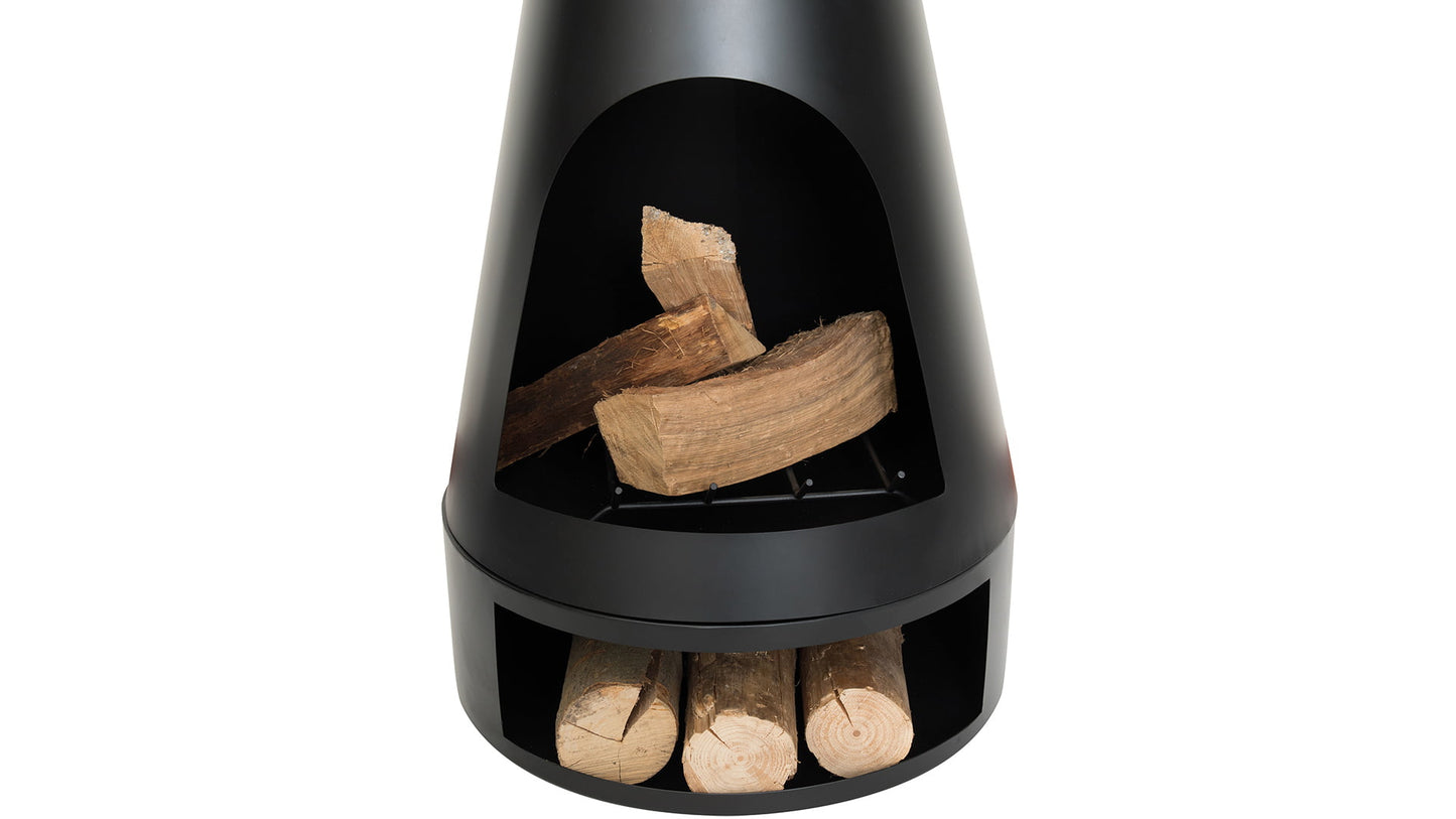 Kingston Udendørs Pejs/Bålfad M – Sort - Nordic Unique