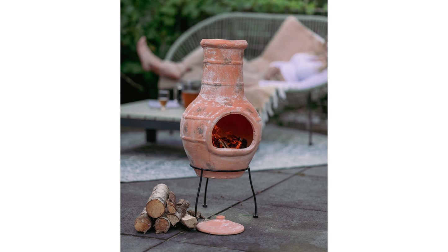 Lima Bålfad Mexicansk Lerpejs – Beige - Nordic Unique