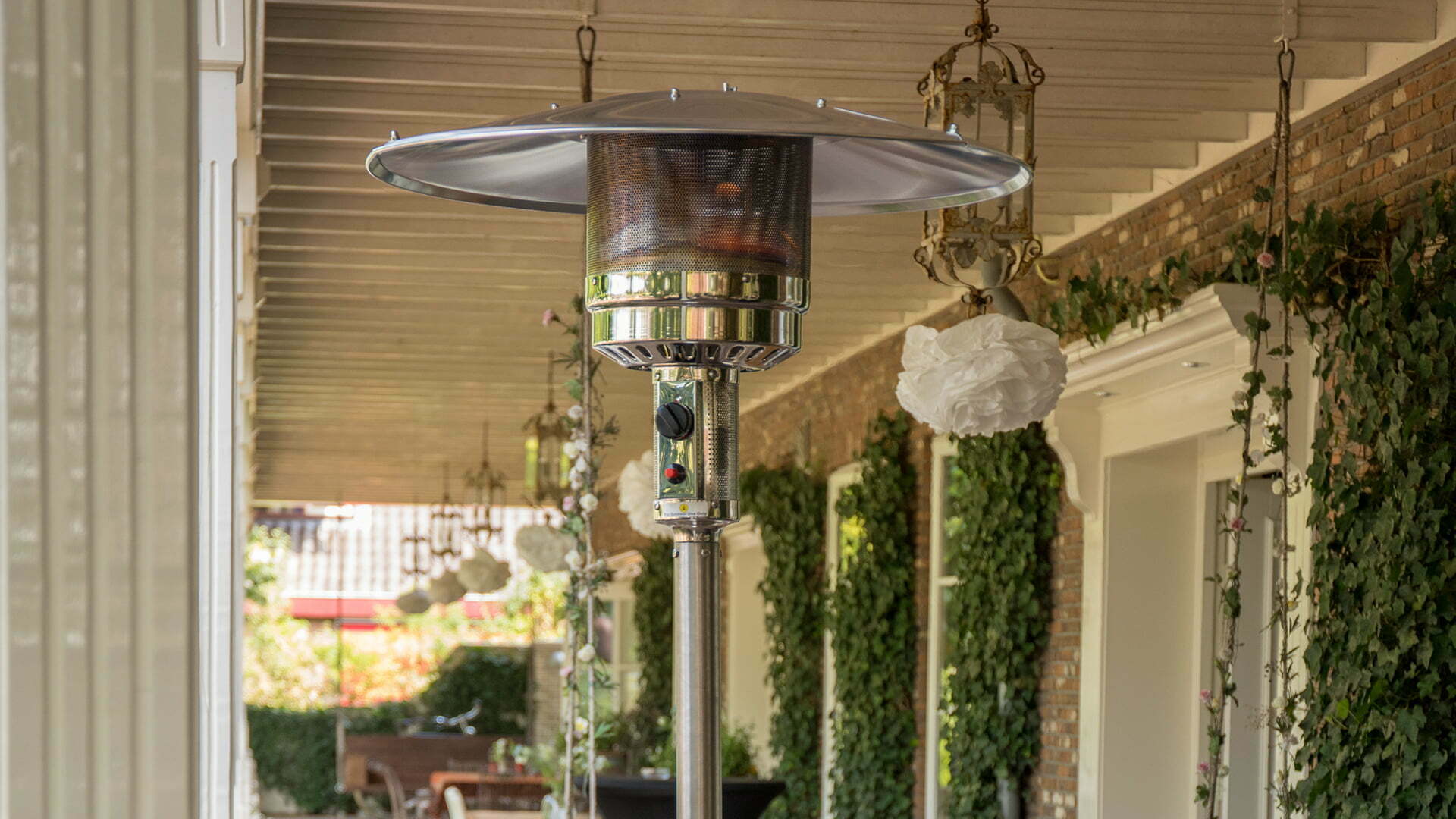 Sargas Gas Terrassevarmer – Rustfrit Stål (14000W) - Nordic Unique