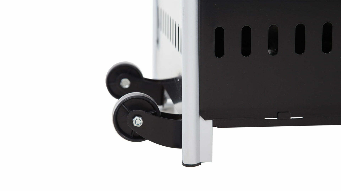 Flame Torch Gas Terrassevarmer – Sort (12000W) - Nordic Unique