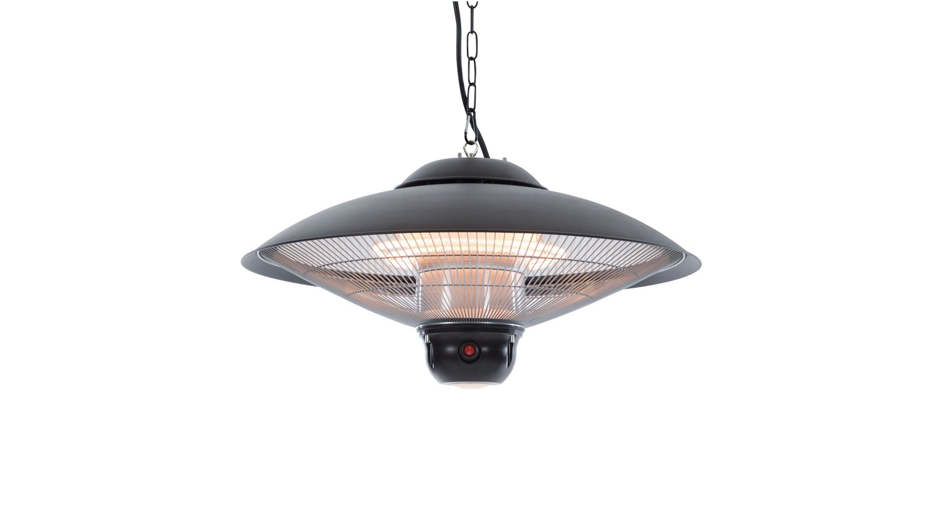 Sirius Bright Hængende Terrassevarmer – Sort (2100W) - Nordic Unique