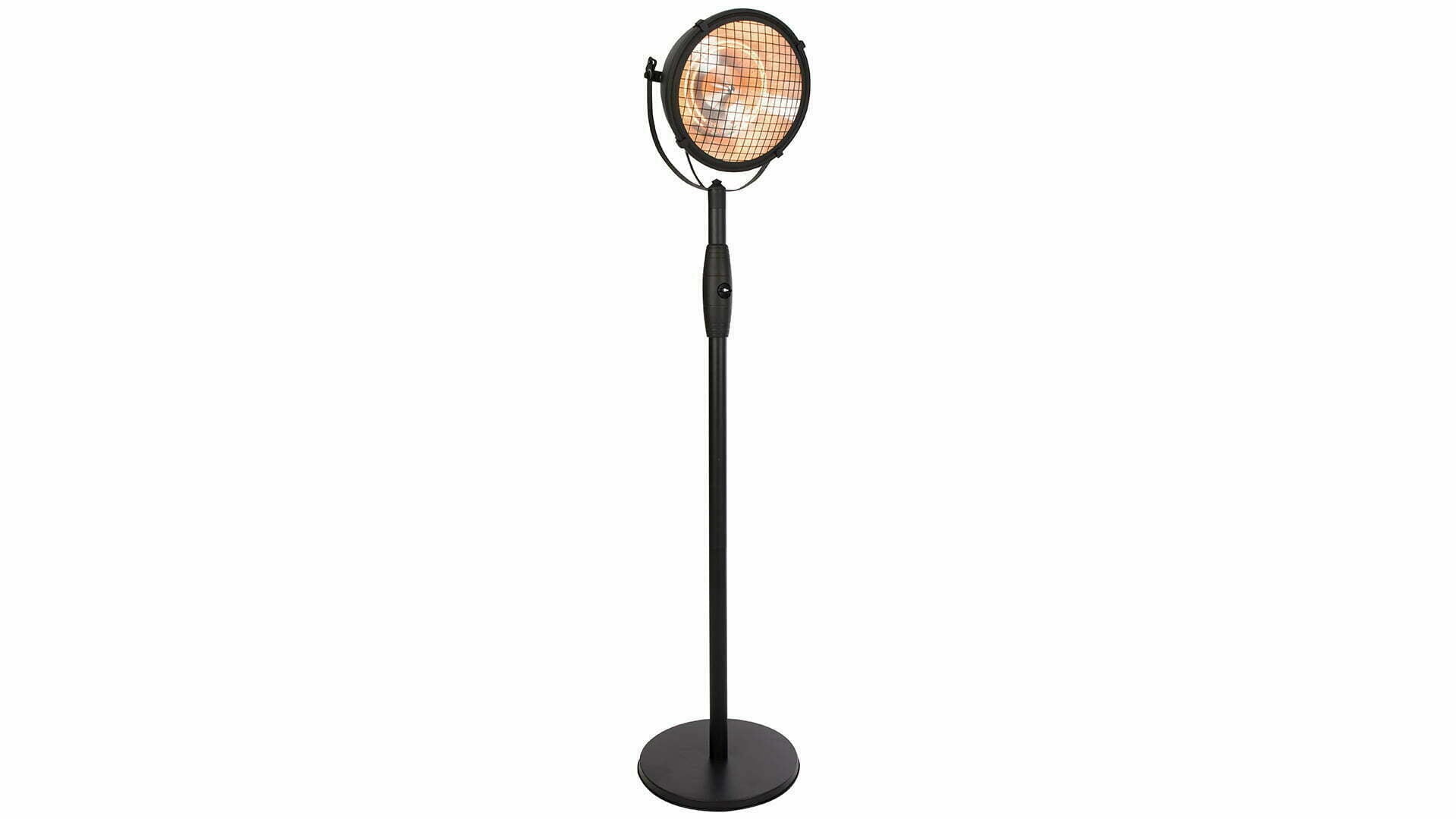 Indus Bright Fritstående Terrassevarmer – Sort (2100W) - Nordic Unique
