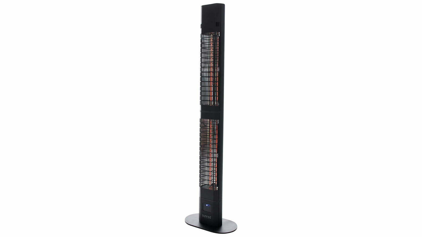 Valencia Lounge Dark Fritstående Terrassevarmer – Sort (3000W) - Nordic Unique