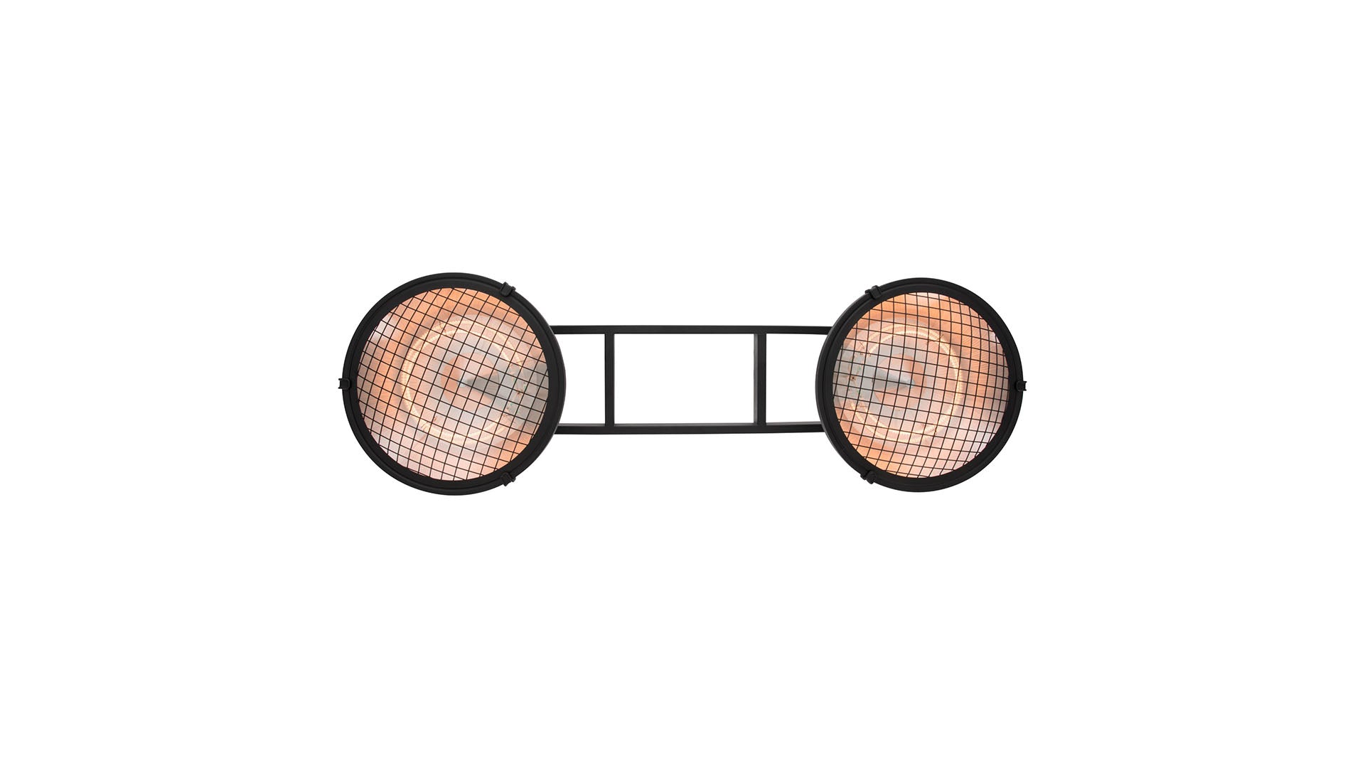 Indus Bright Hængende Terrassevarmer – Sort (3000W) - Nordic Unique