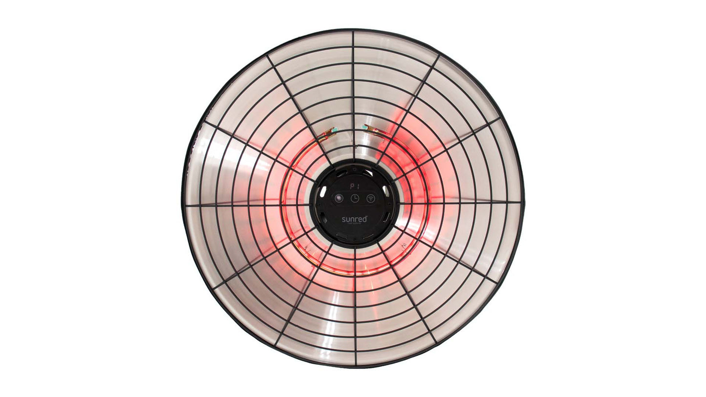 Moderna Artix Ultra SMART Hængende Terrassevarmer – Sort (2000W) - Nordic Unique