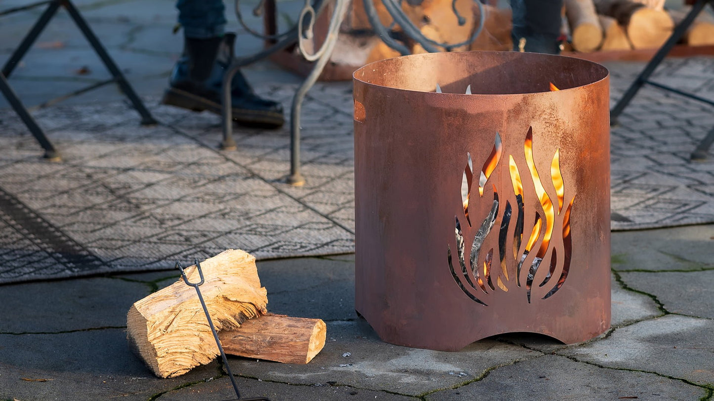 Kiruna Bålfad Håndlavet – Rust - Nordic Unique