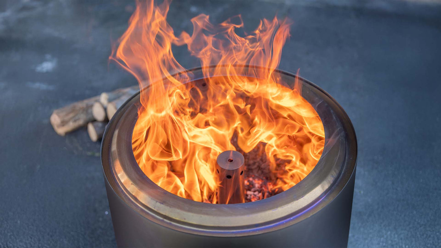 Volcano Bålfad XL – Rustfrit Stål - Nordic Unique