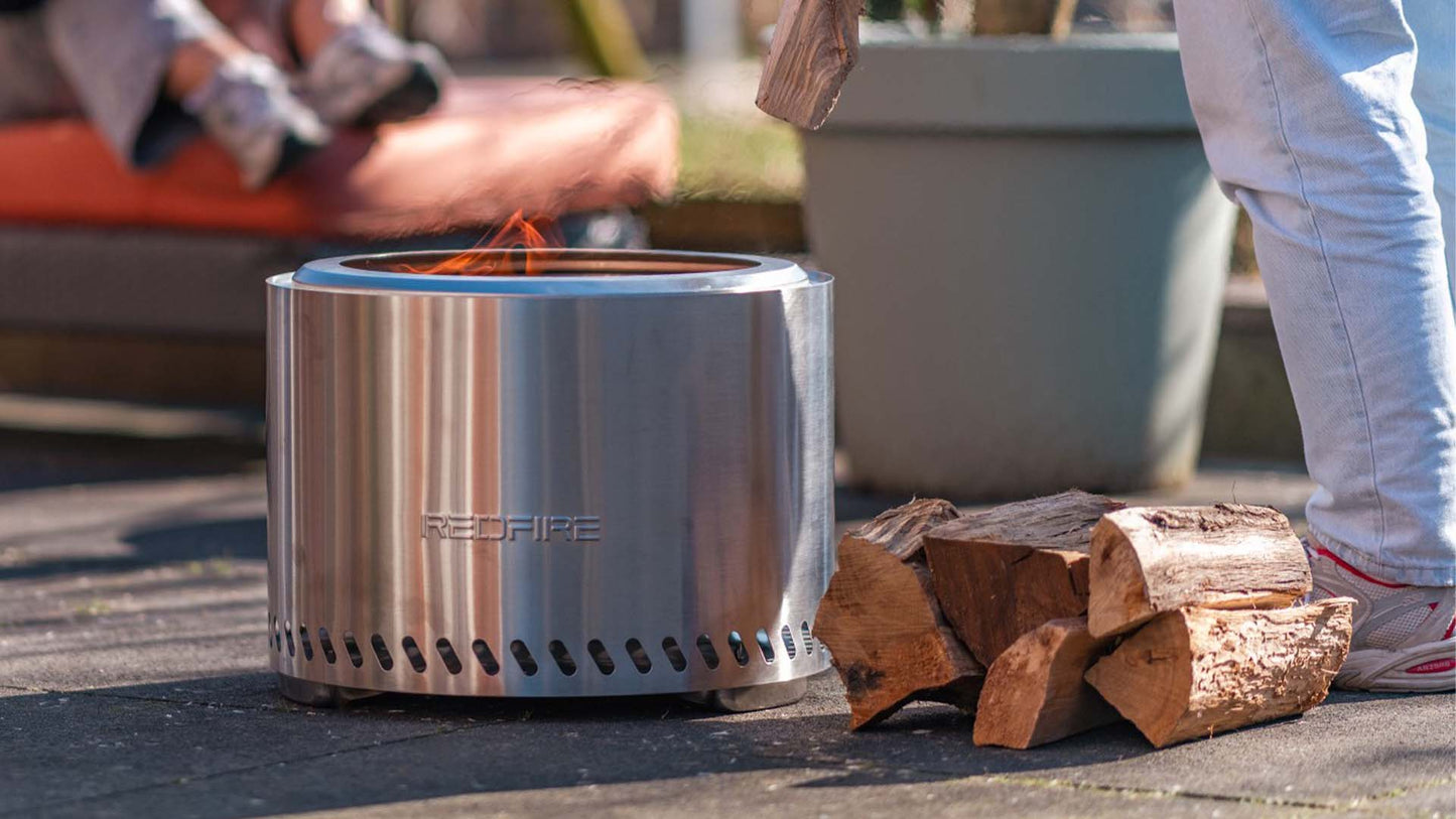 Volcano Bålfad XL – Rustfrit Stål - Nordic Unique