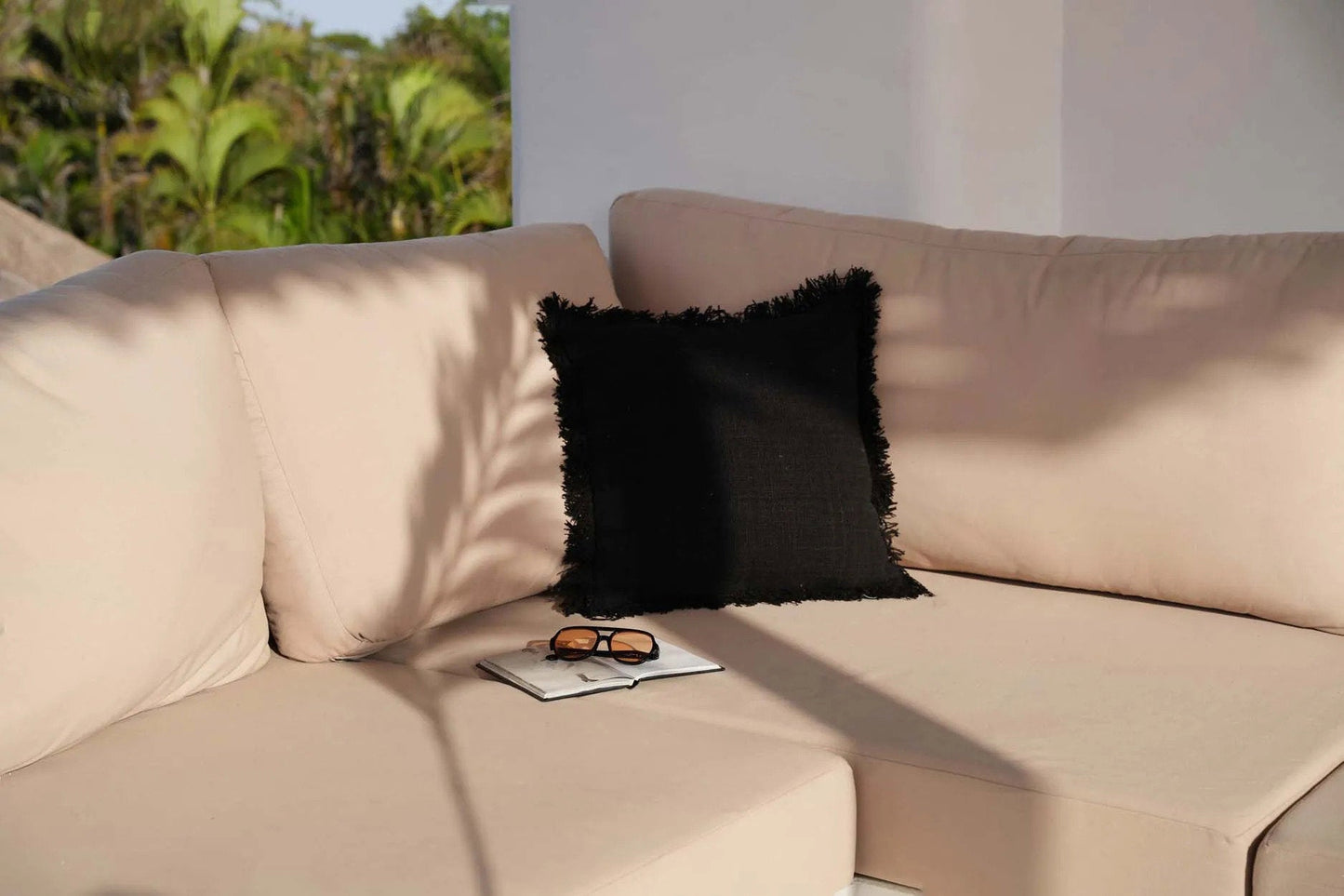 Full Moon Pillowcase - Black