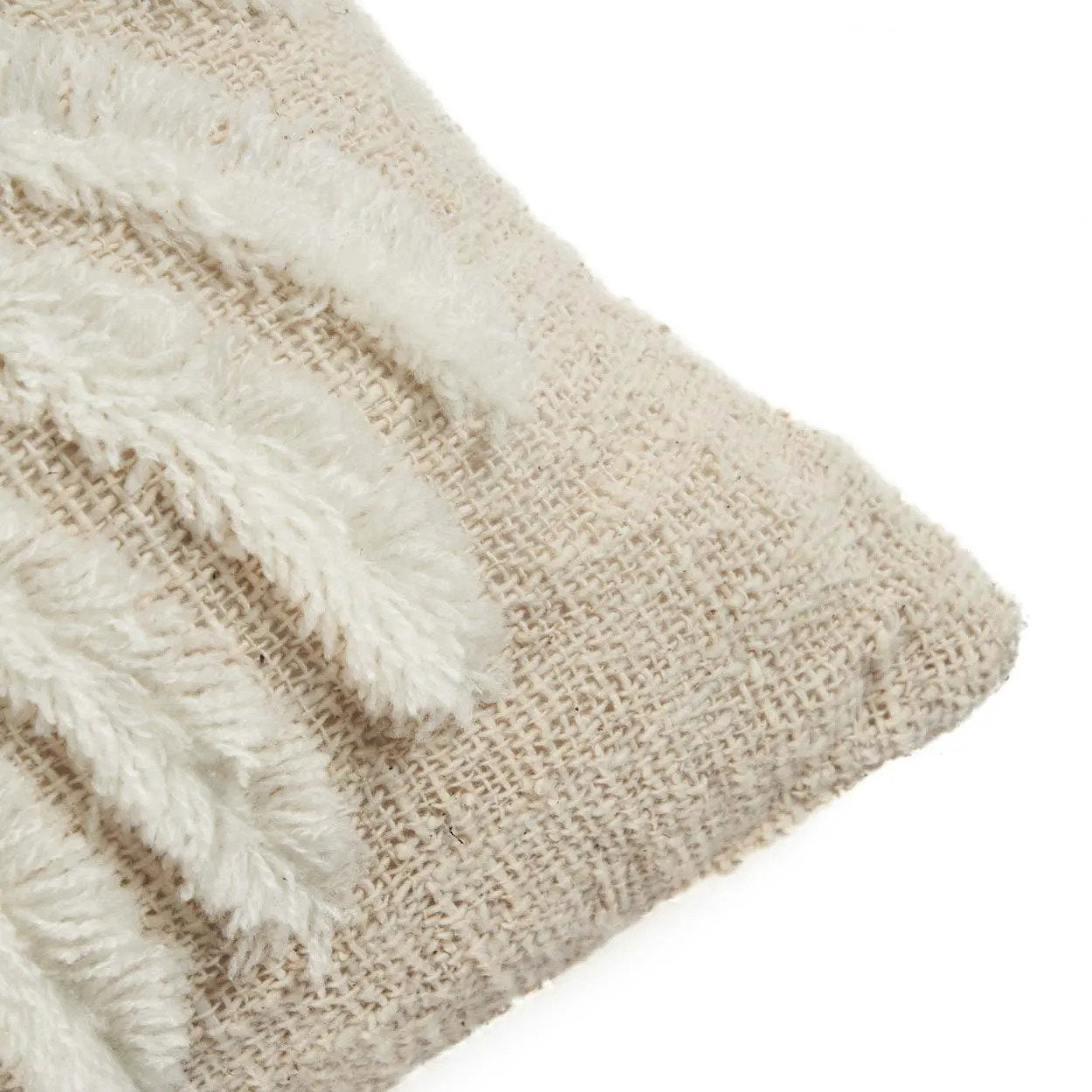 Isla Palm Pillowcase - Natural White