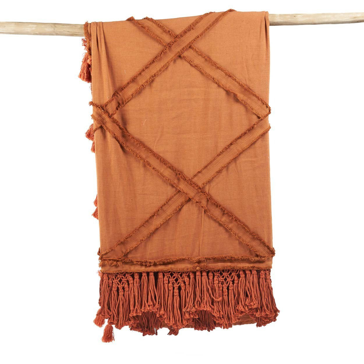 Berber bedspread - Terracotta