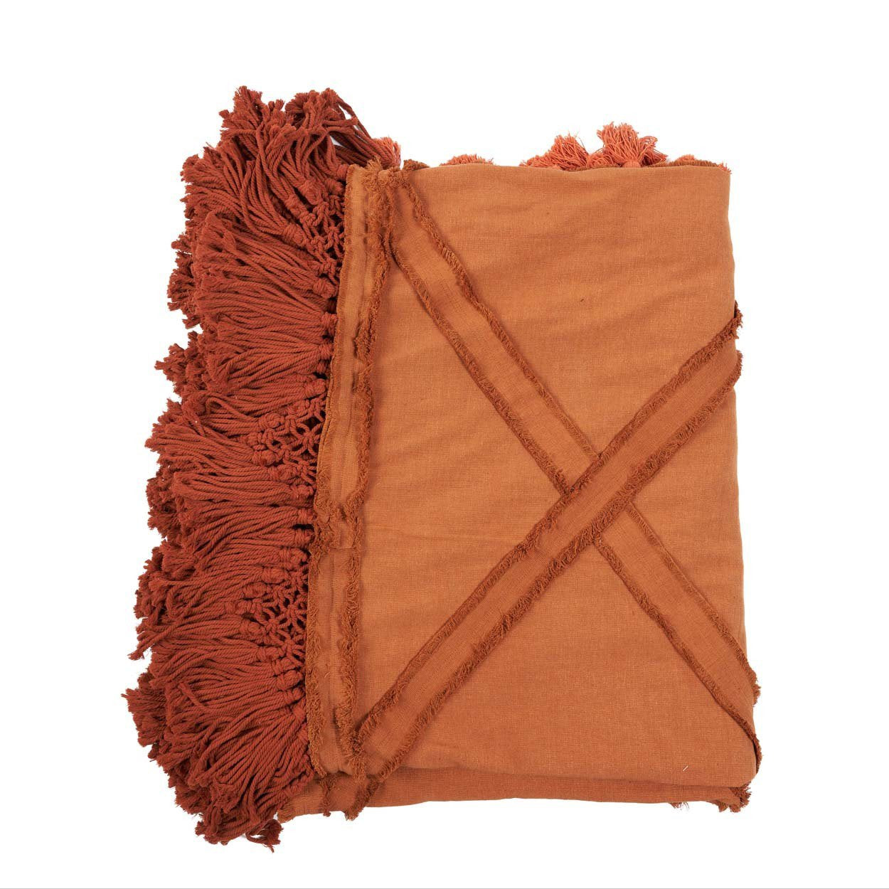 Berber bedspread - Terracotta