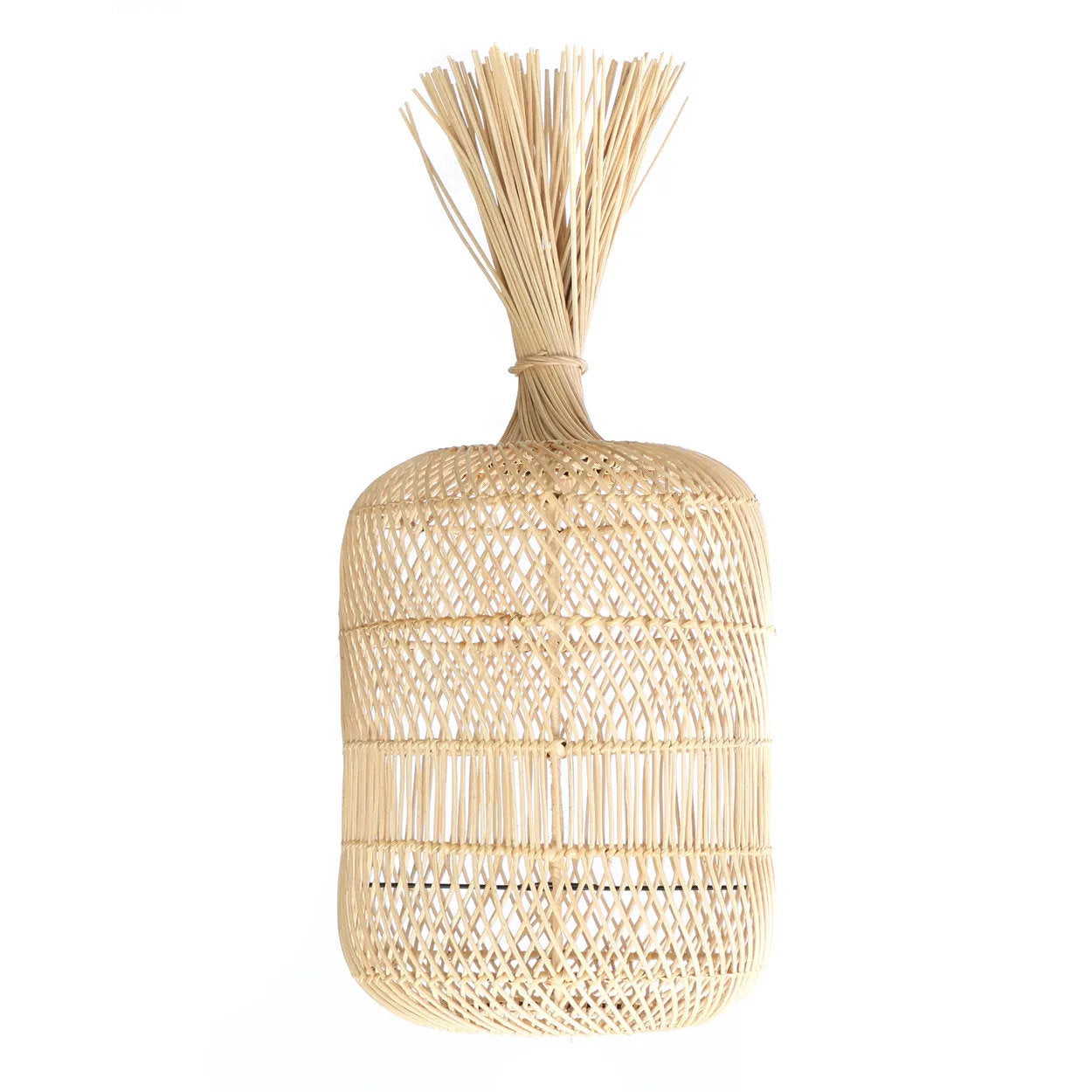 Dumpling Gulvlampe - Lampe Vedhæng - Naturlig - M