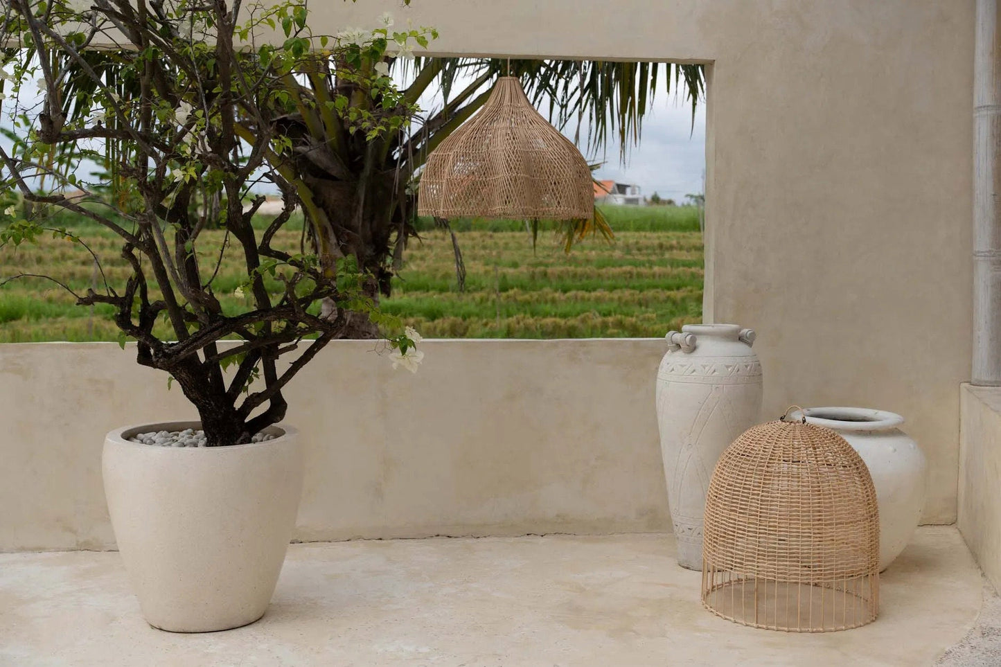 The Whipped Lamp Pendant - Natural - M