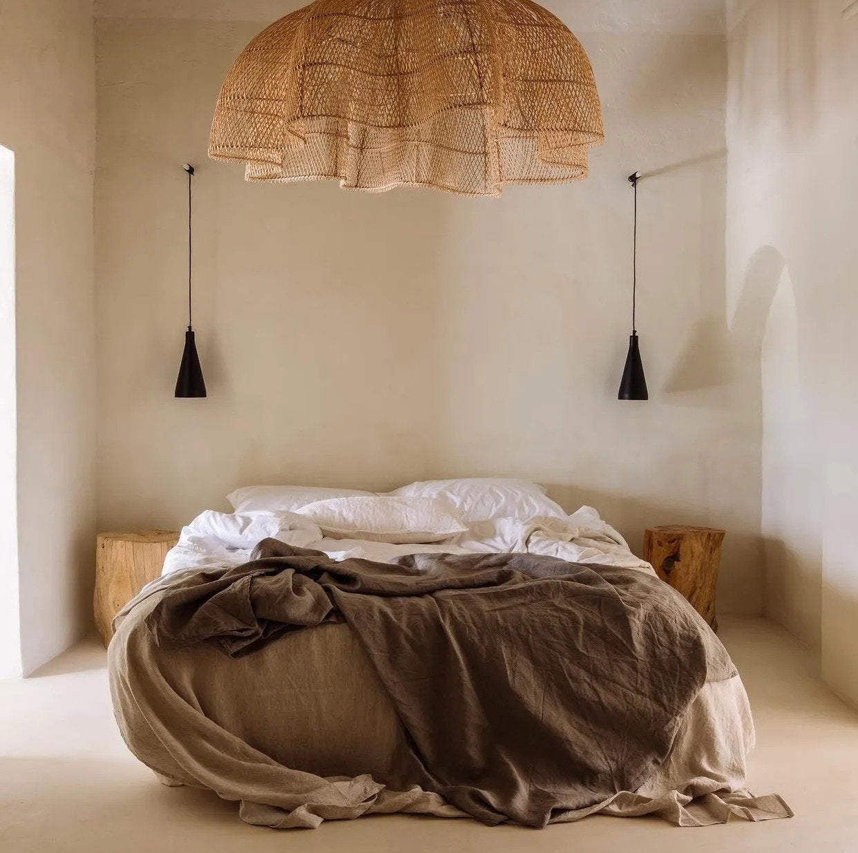 Den Piskede Lampe Vedhæng - Naturlig - XXL