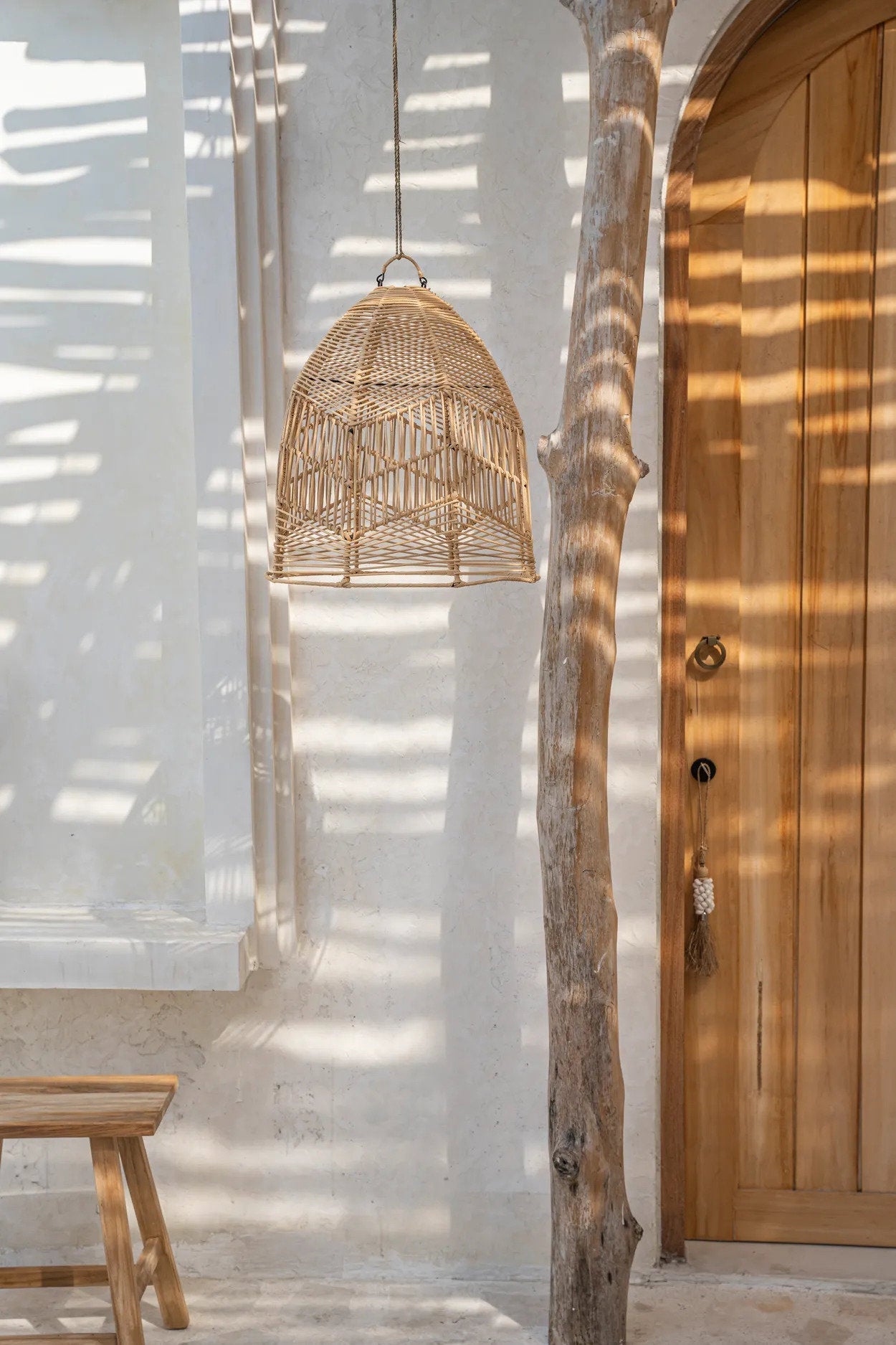 Bala Lampe Vedhæng - Naturlig - M