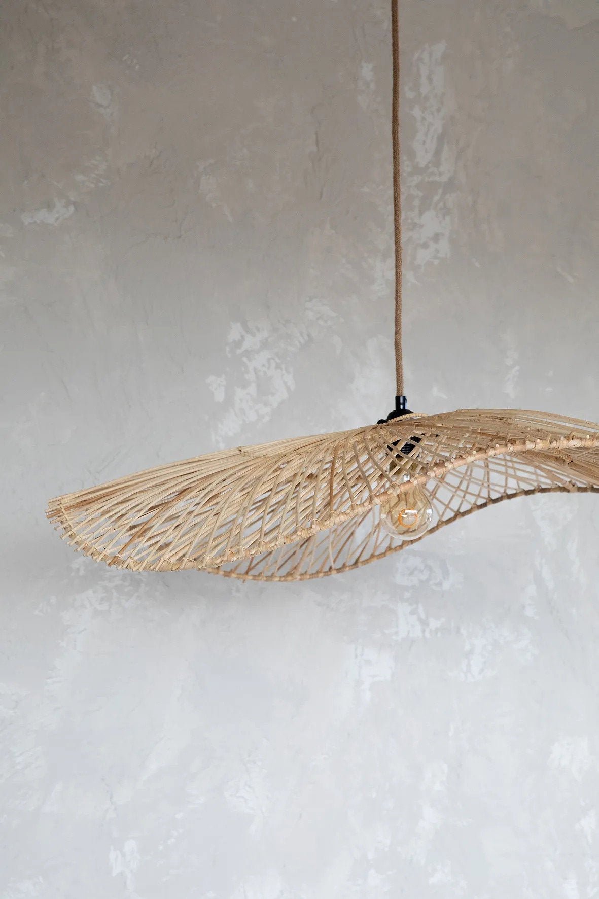 Hatten Lamp Pendant - Natural - L
