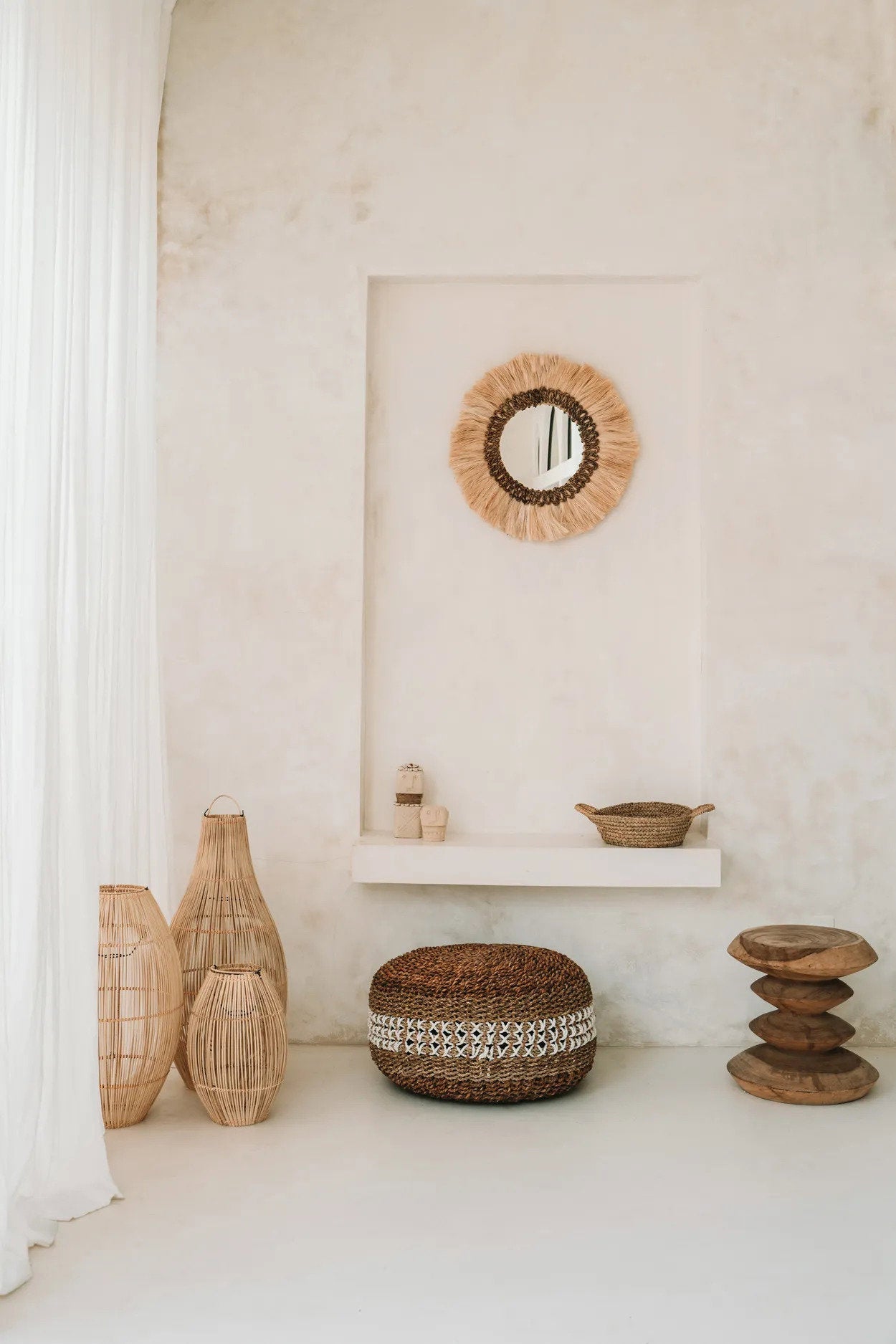 Zuri Lamp Pendant - Natural - L