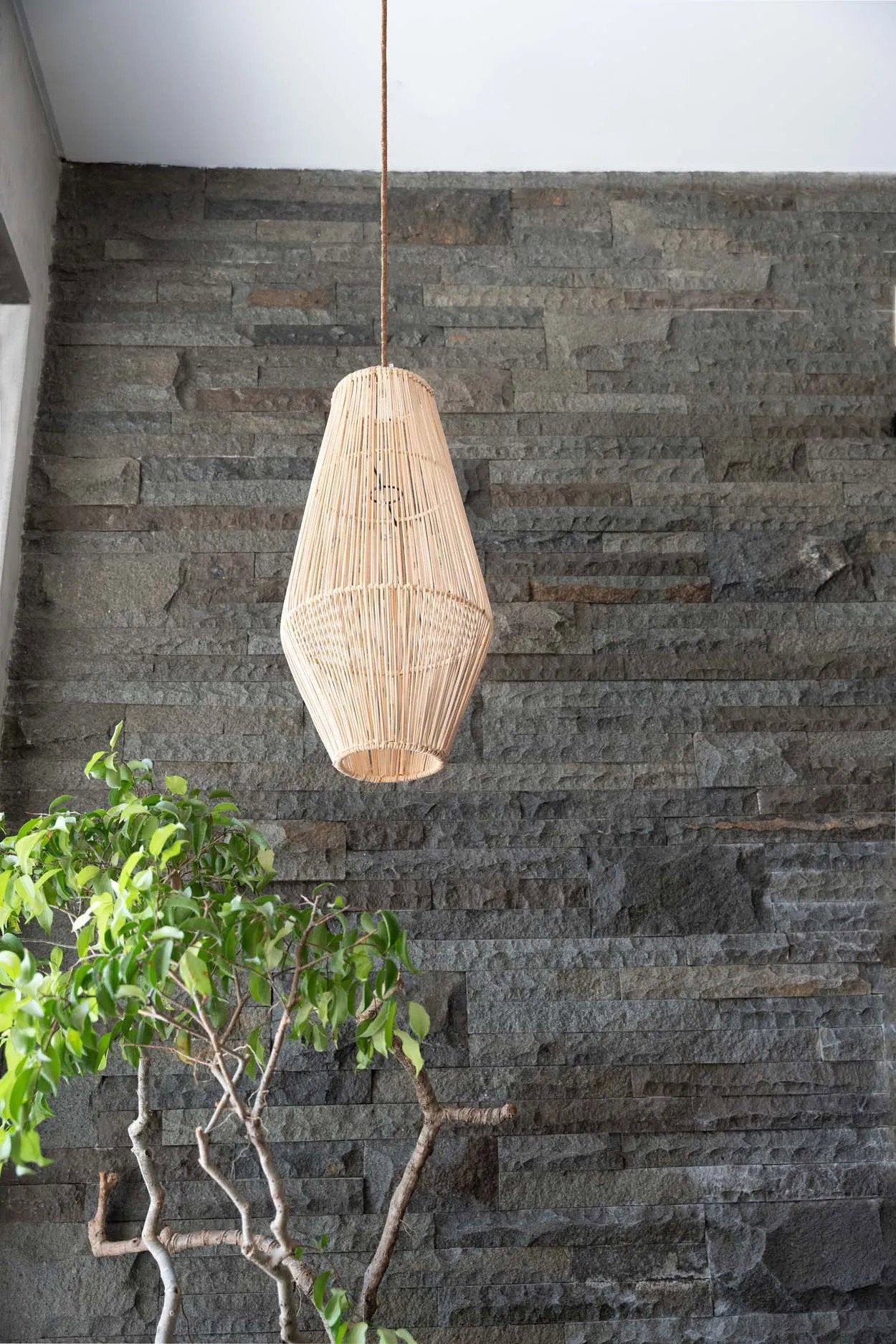 Afrodisiakum Lampe Vedhæng - Naturlig - M