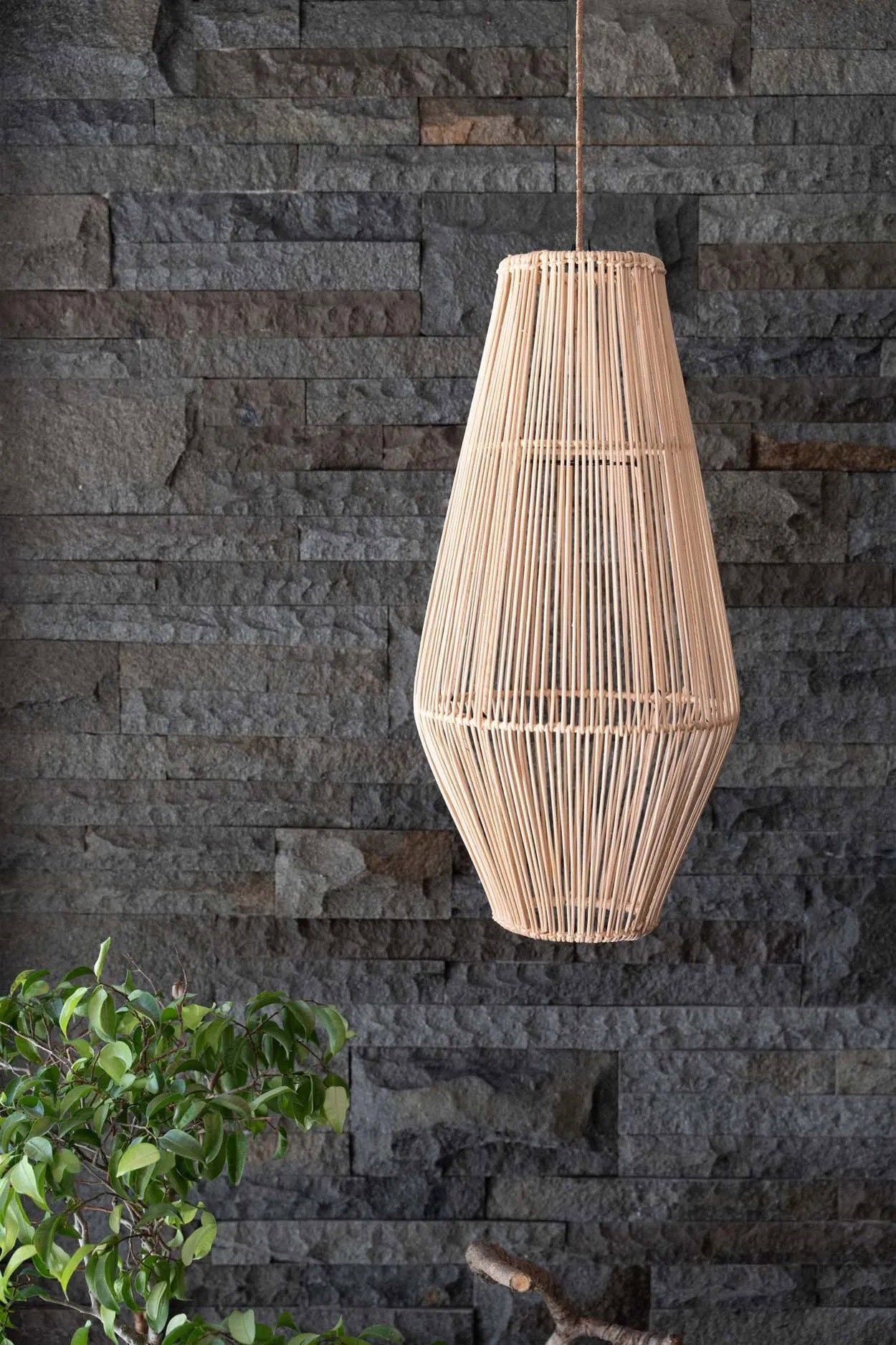 Afrodisiakum Lampe Vedhæng - Naturlig - M