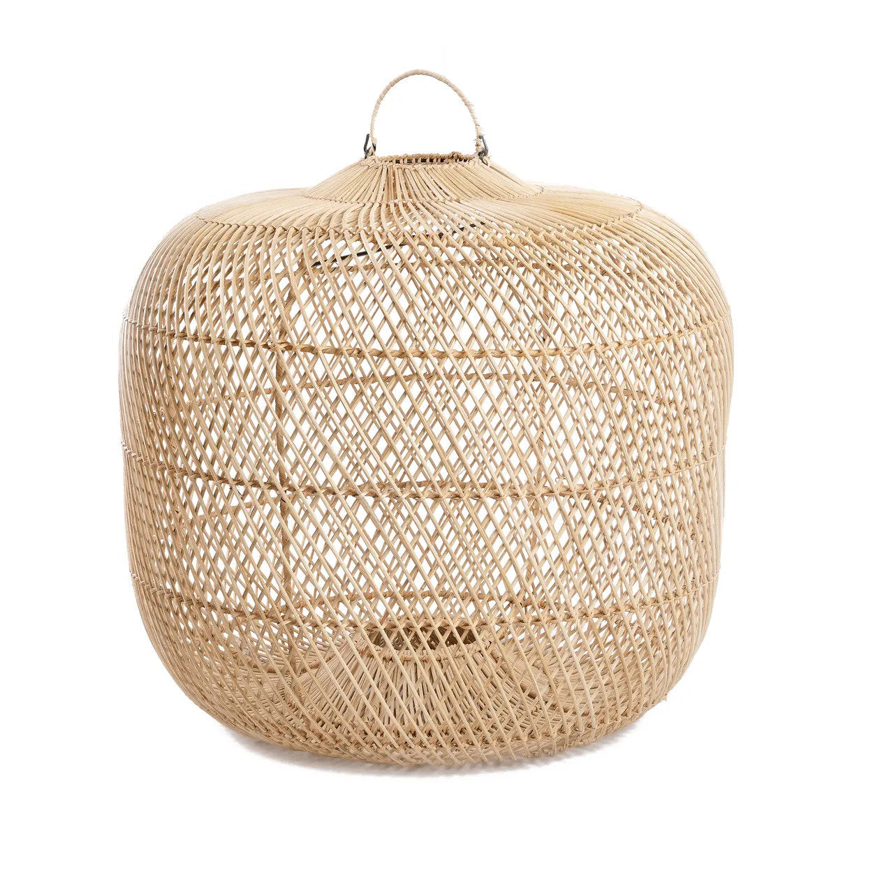 Batu Bolong Lampe Vedhæng - Naturlig - M