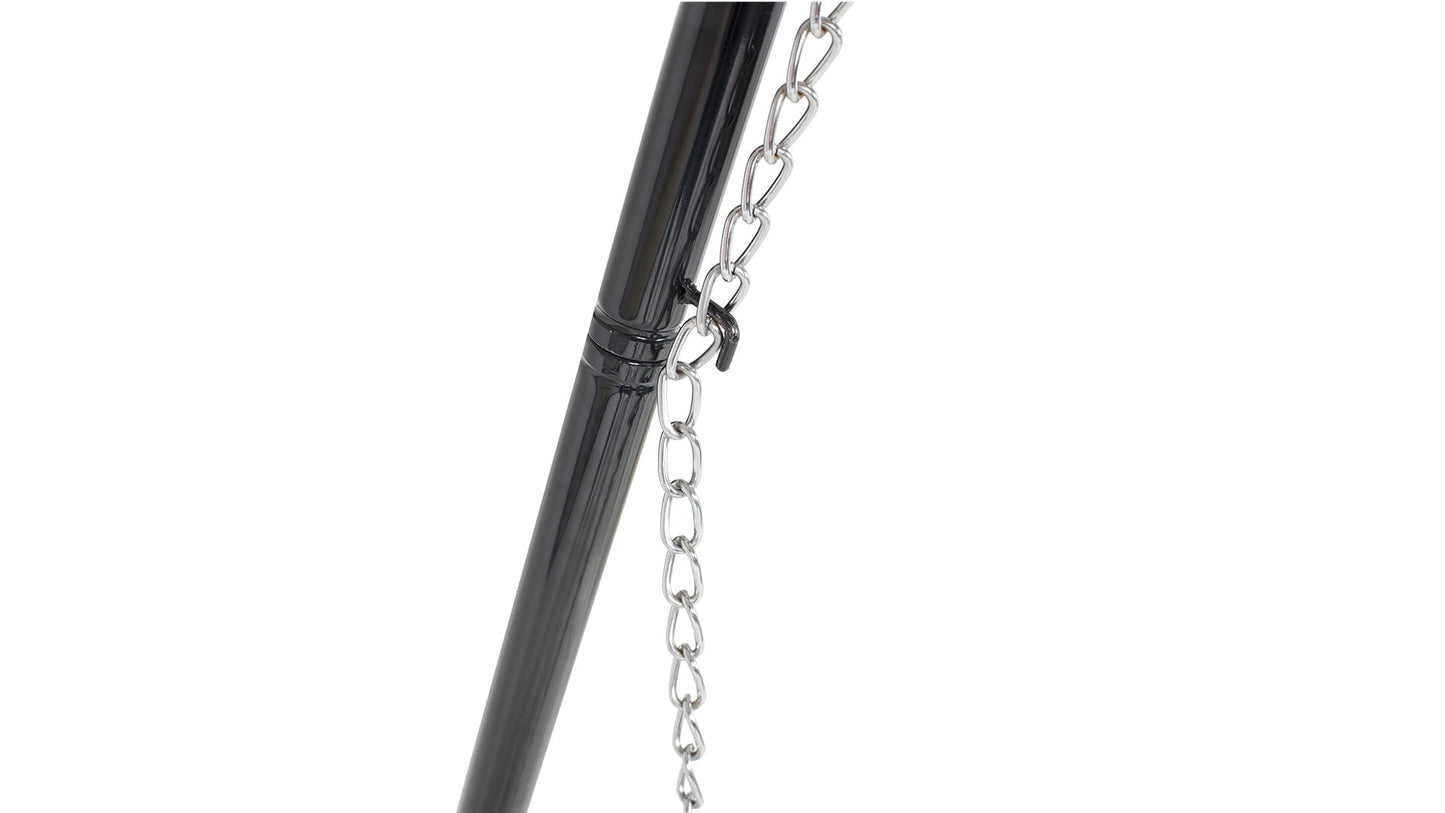 Barbecue Tripod Bålfadstativ – Sort/Sølv - Nordic Unique