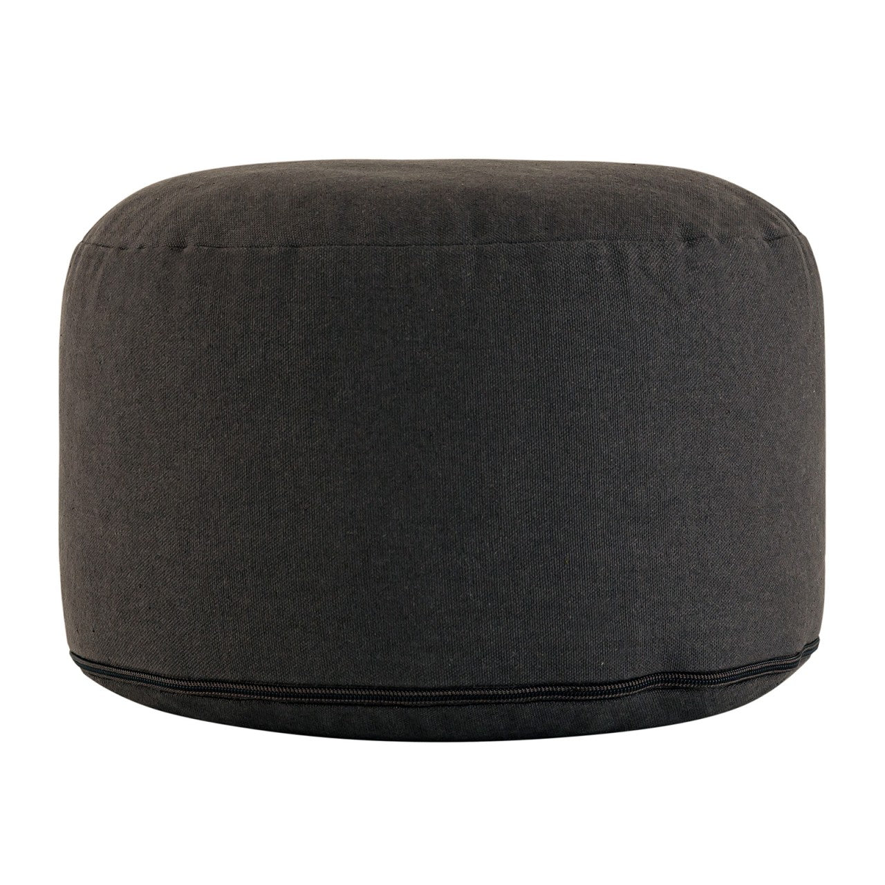 Yogapude & Meditationspude Rund - H20 x Ø31 cm - Sort