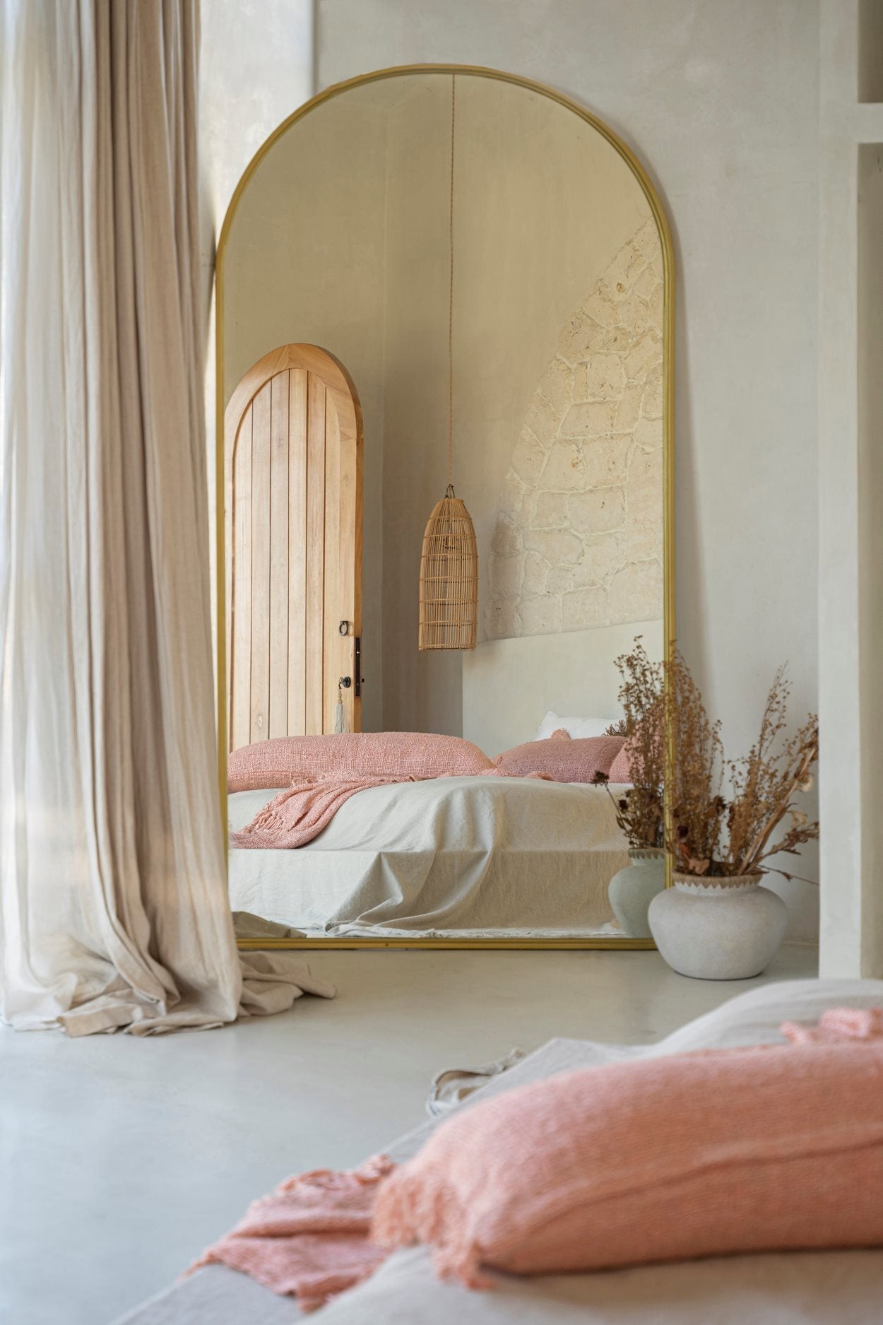 Oh My Gee Pillowcase - Salmon Pink - 35x100cm