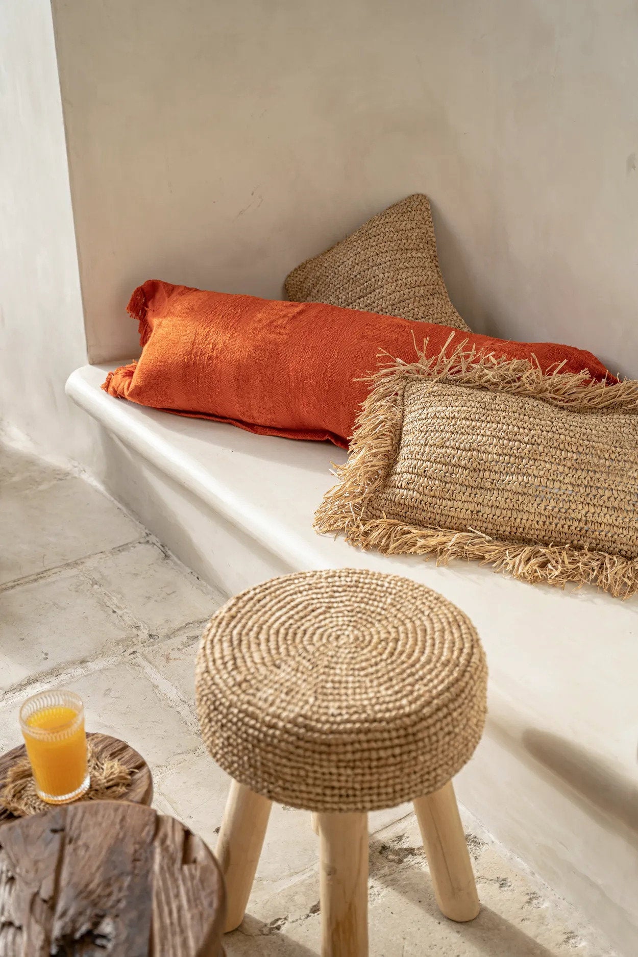 Oh My Gee Cushion Cover - Rust Velvet - 35x100cm