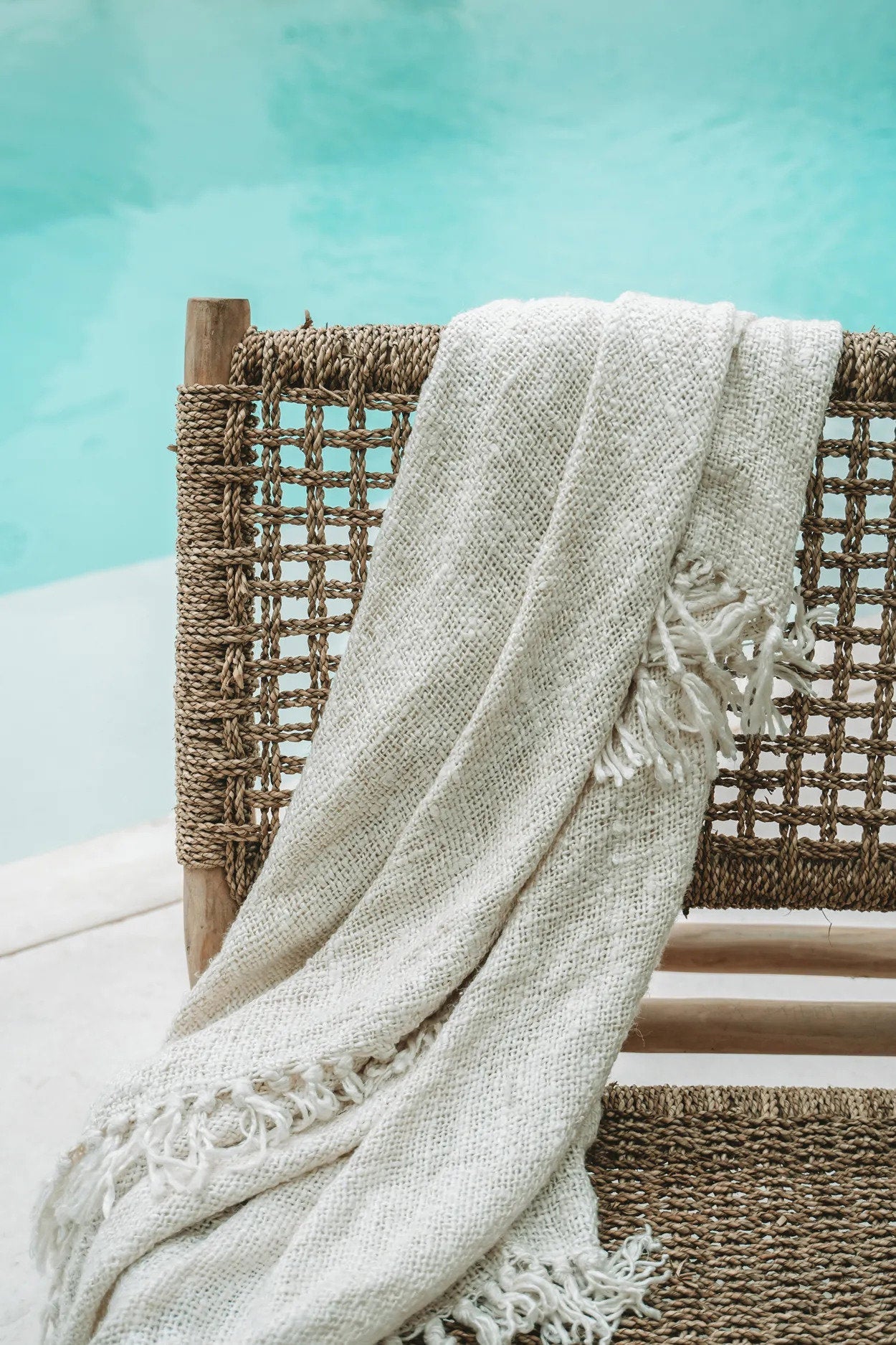 S'il Vous Blanket - Cream