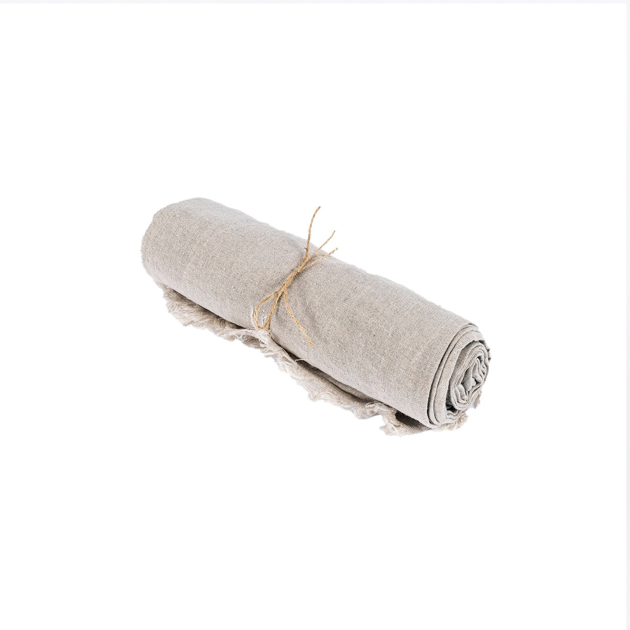 Hørdug - Beige - 150x150cm