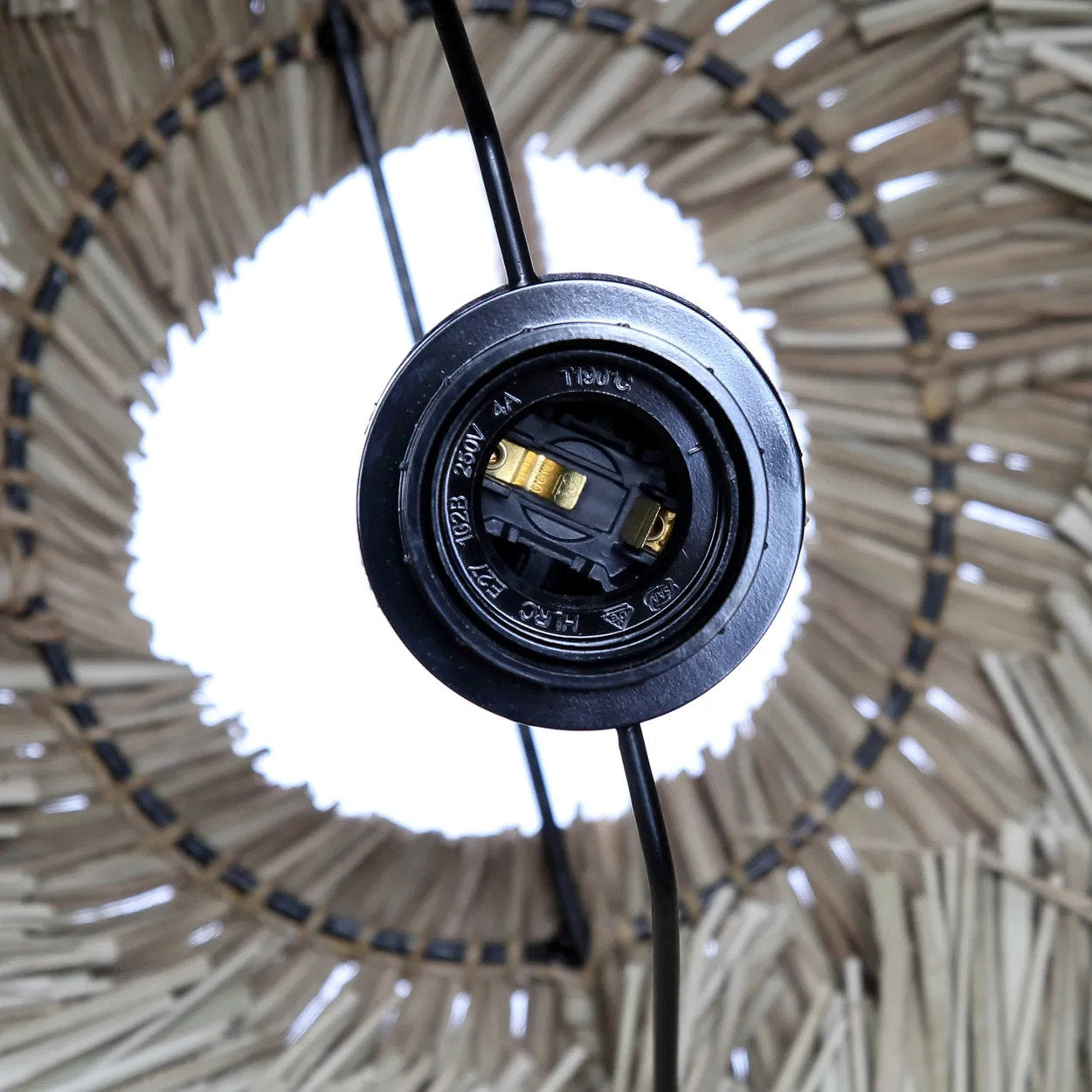 Uglen Lampe Vedhæng - Naturlig
