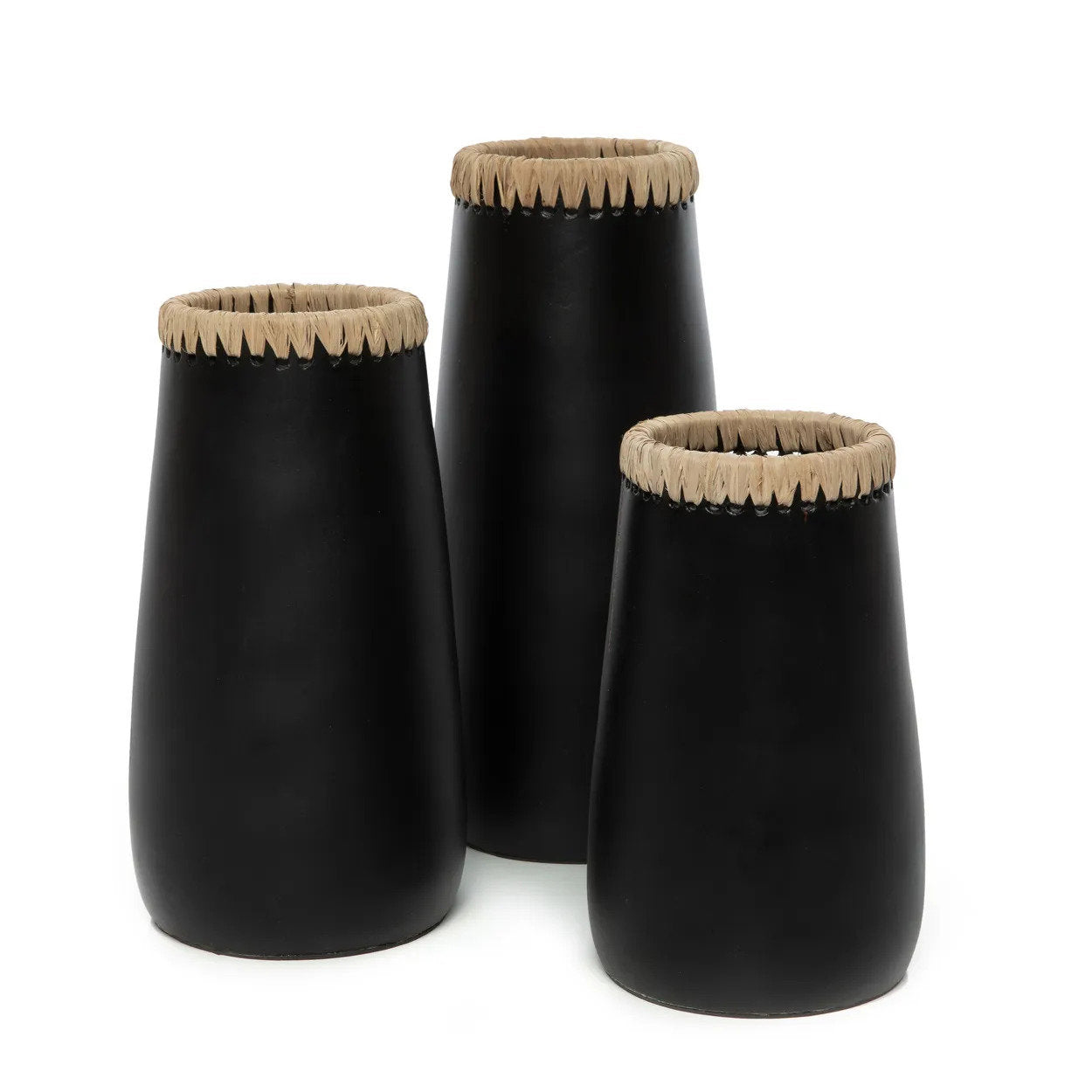 Paris Vase - Black Natural - M