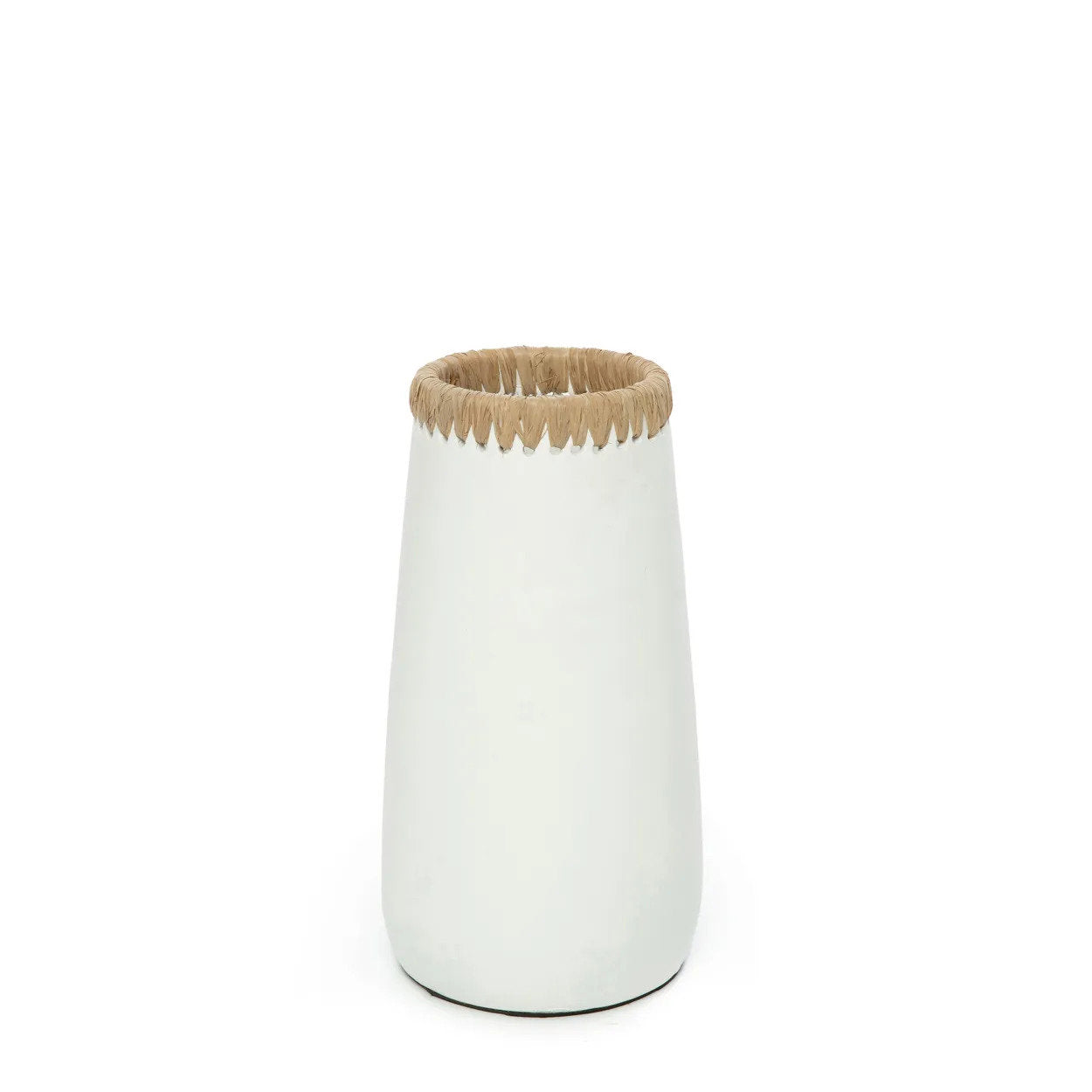 Paris Vase - White Natural - M