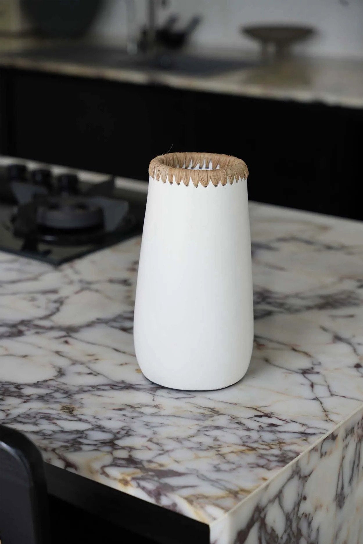 Paris Vase - White Natural - M