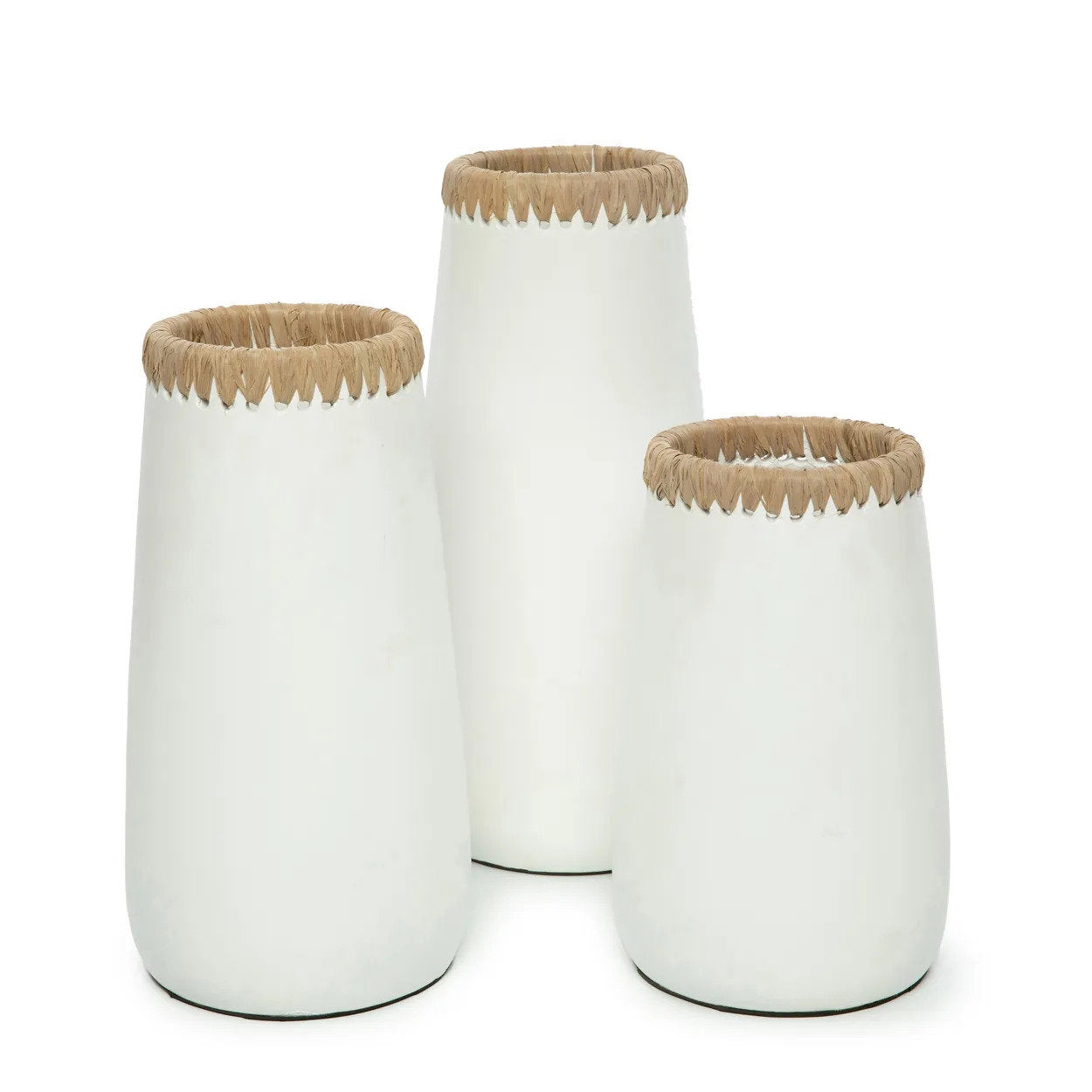 Paris Vase - White Natural - M