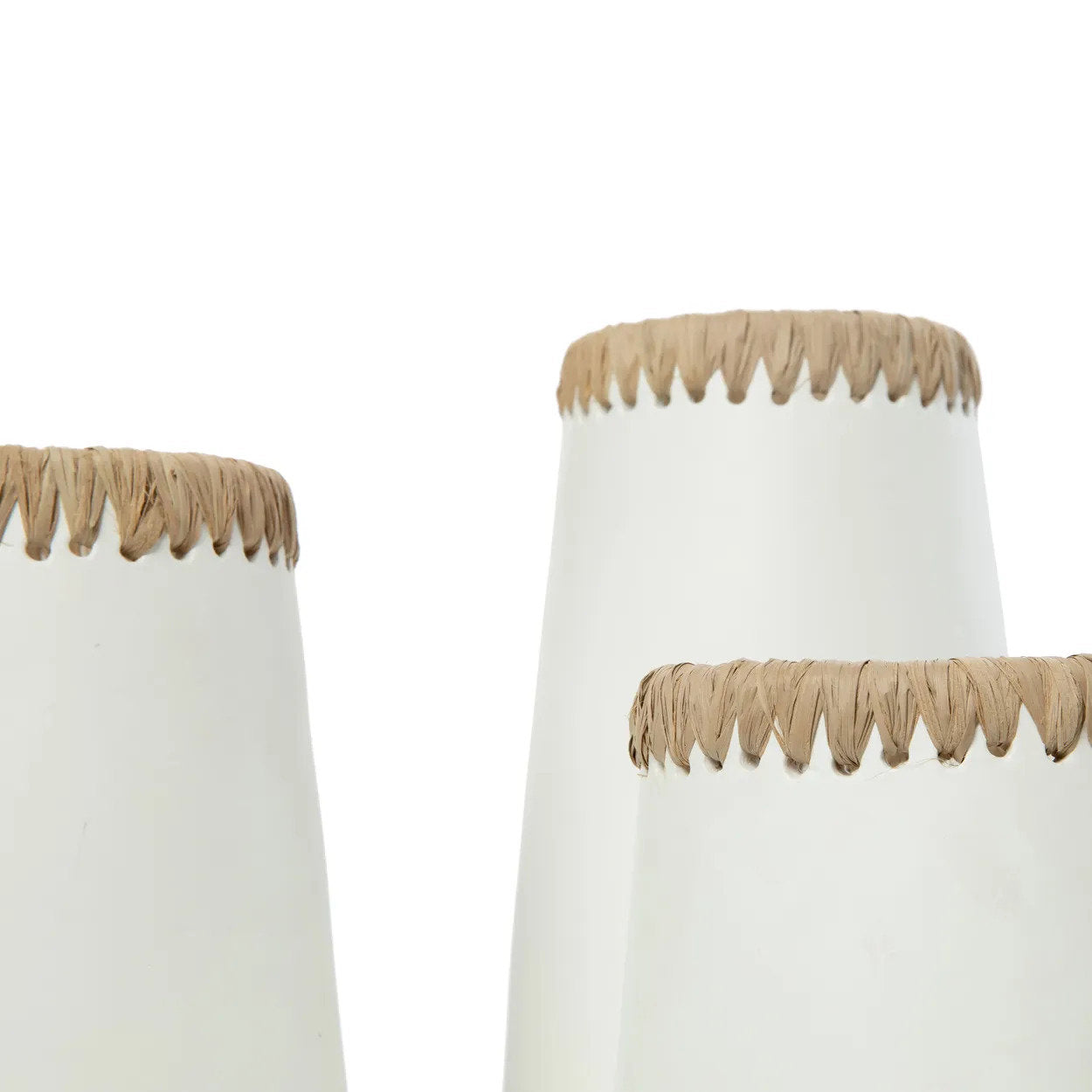 Paris Vase - White Natural - M